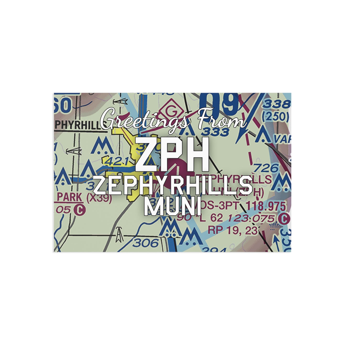 ZPH Postcard | Zephyrhills Municipal Airport Card