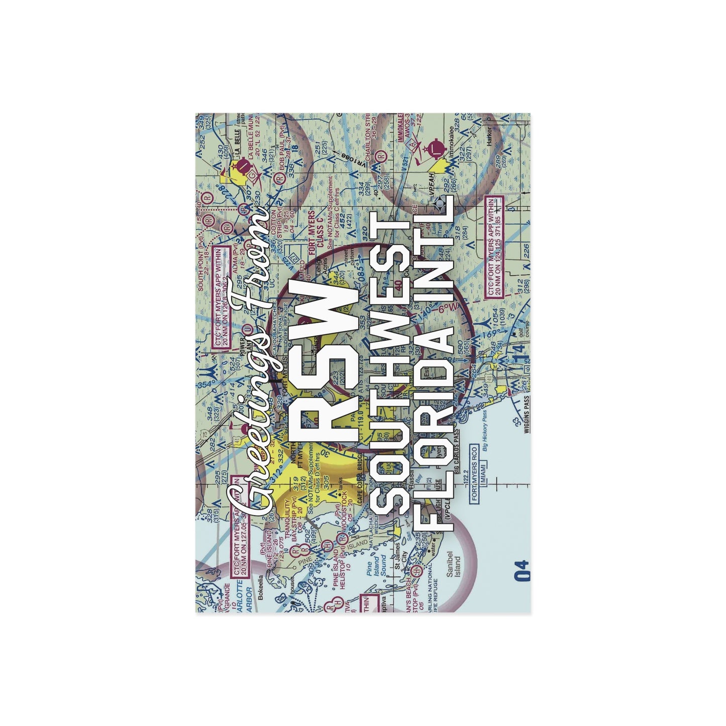 RSW Postcard | Southwest Florida International Airport Card