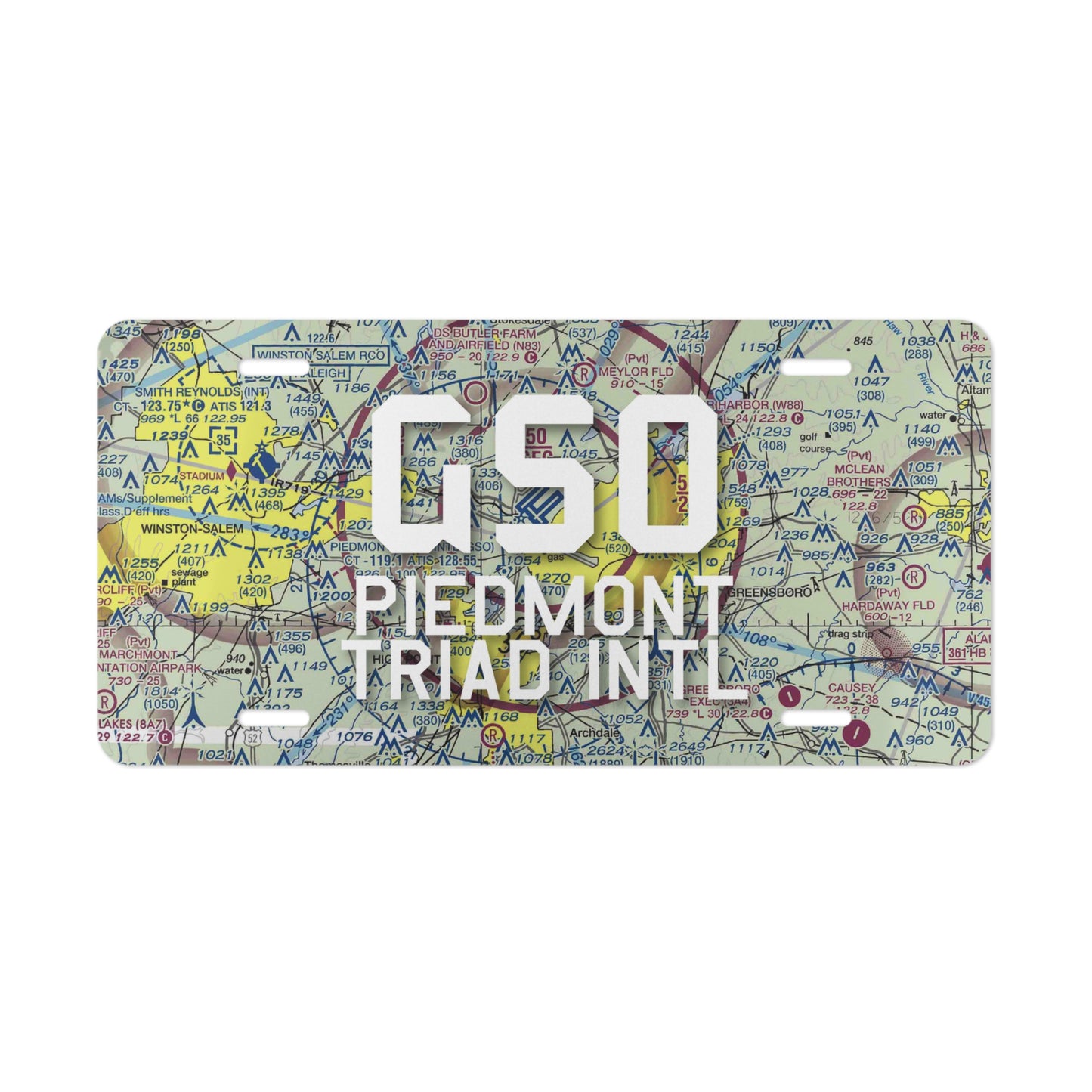 GSO Vanity Plate | Piedmont Triad International Airport Vanity Plate