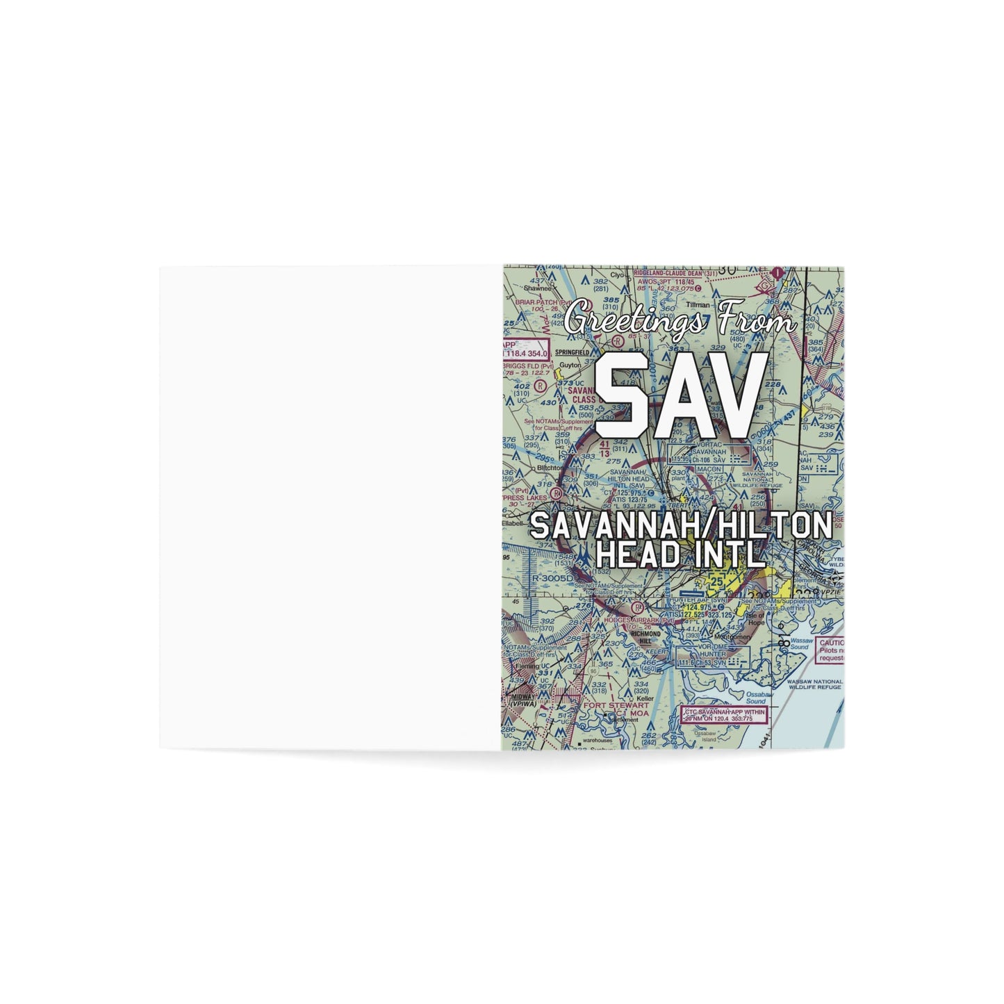 SAV Greeting Cards | Savannah/Hilton Head International Airport Cards