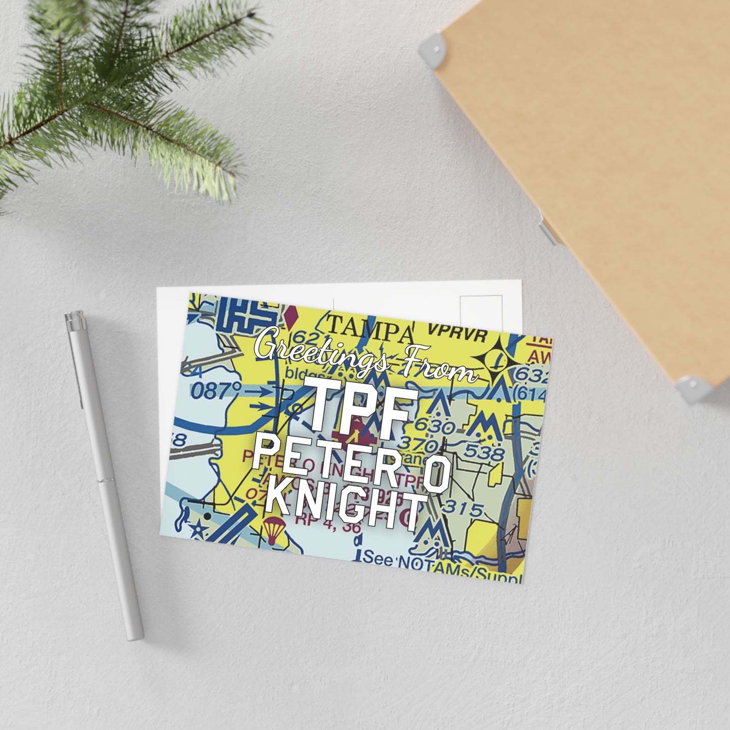 TPF Postcard | Peter O Knight Airport Card