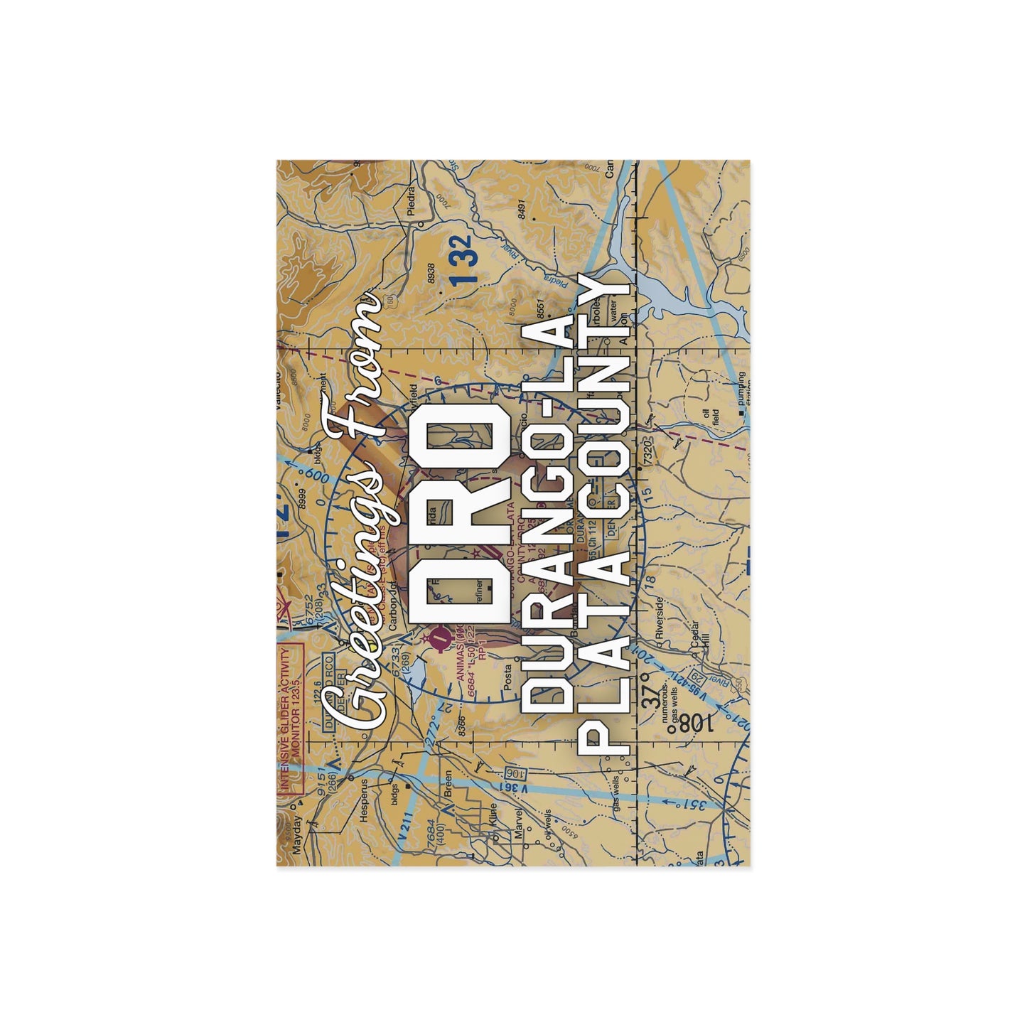 DRO Postcard | Durango-La Plata County Airport Card