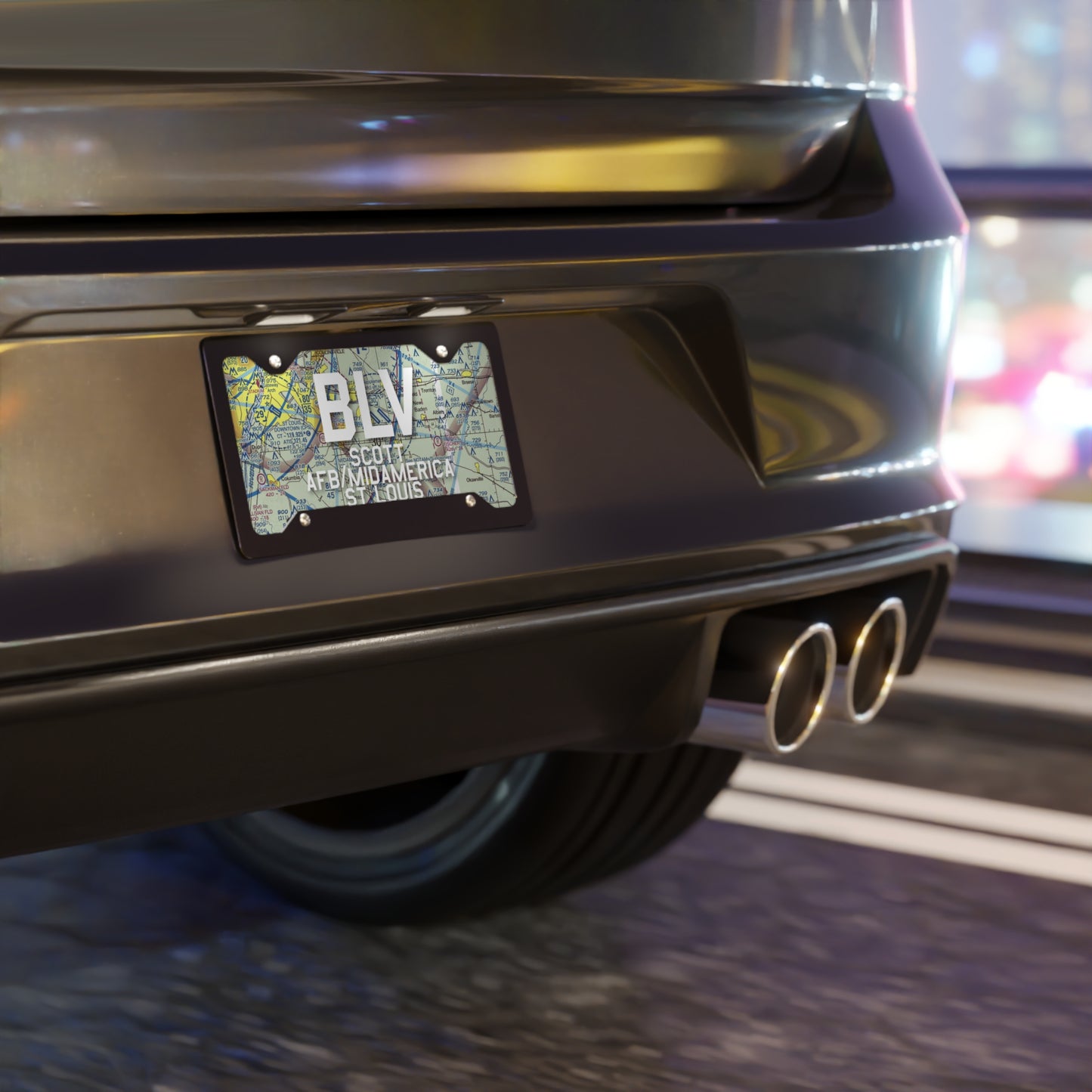 BLV Vanity Plate | Scott AFB/Midamerica St Louis Airport Vanity Plate