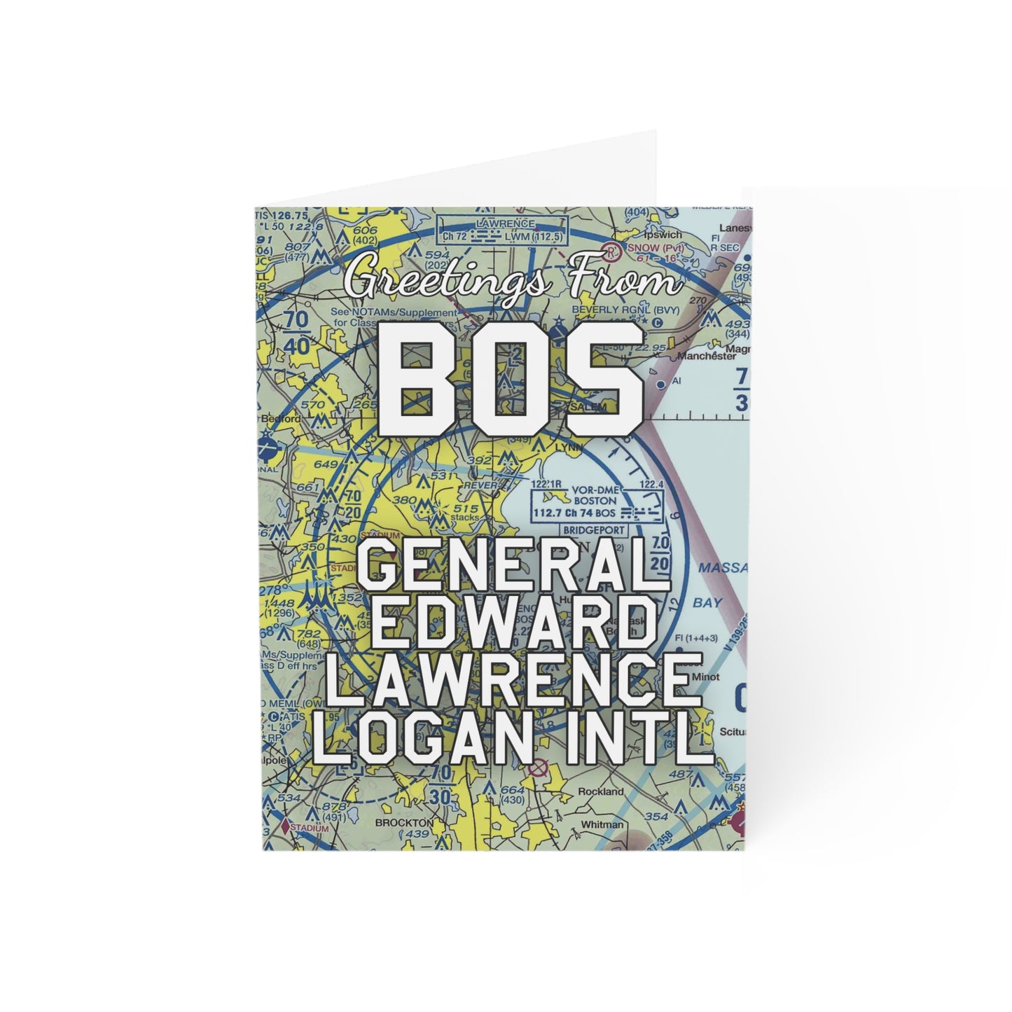 BOS Greeting Cards | General Edward Lawrence Logan International Airport Cards