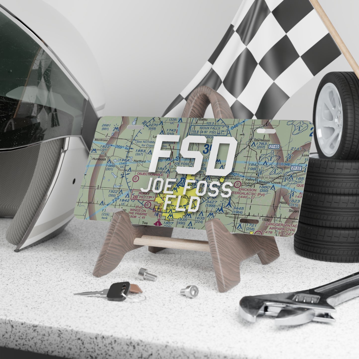 FSD Vanity Plate | Joe Foss Field Airport Vanity Plate