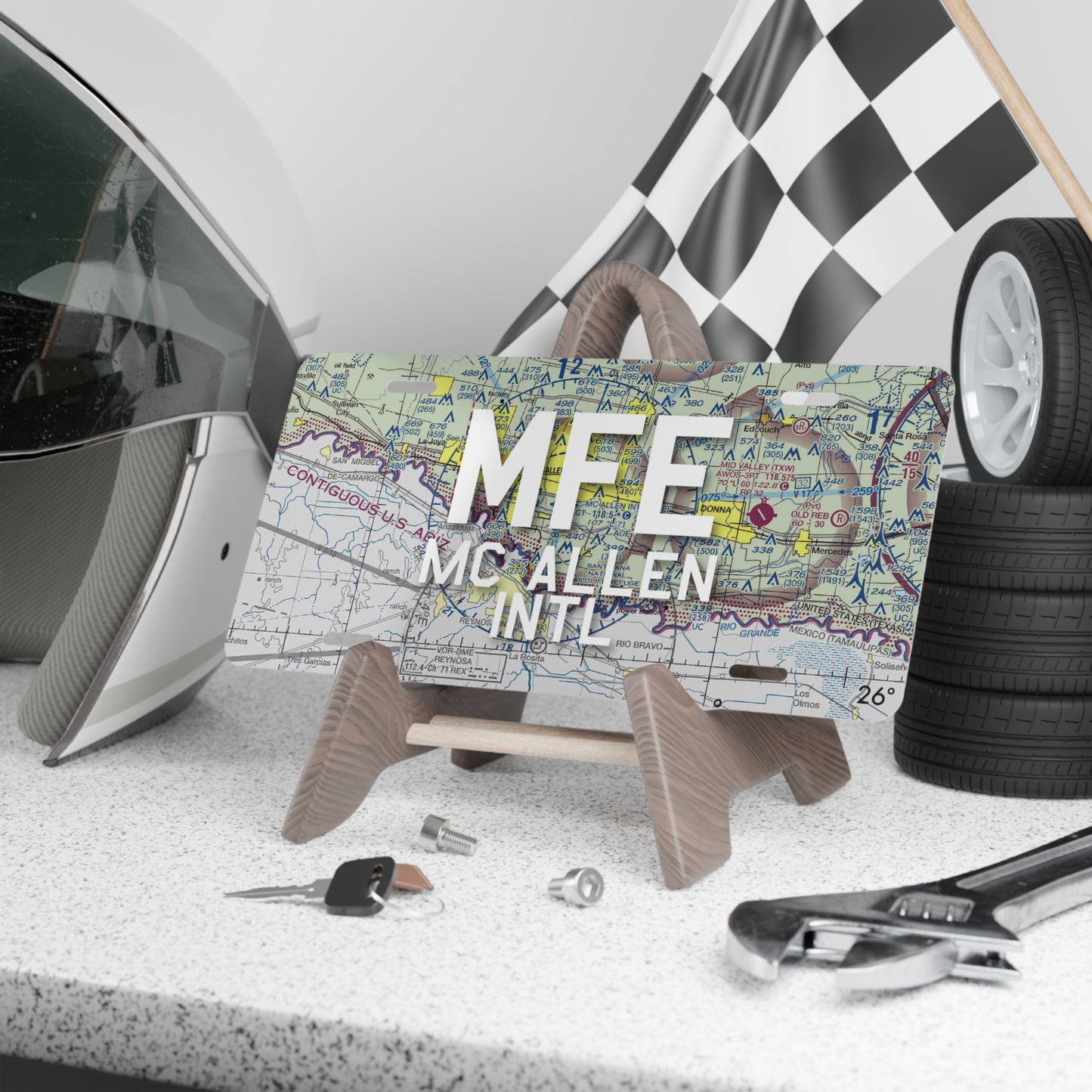 MFE Vanity Plate | Mc Allen International Airport Vanity Plate