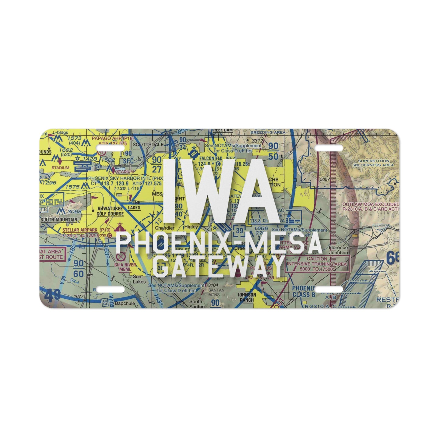 IWA Vanity Plate | Phoenix-Mesa Gateway Airport Vanity Plate