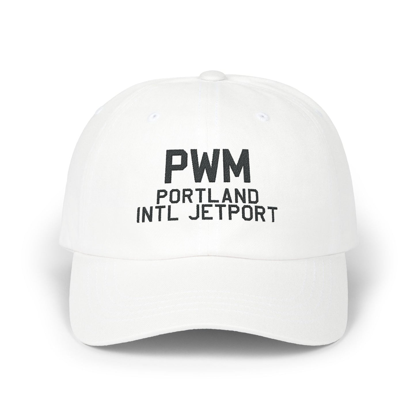PWM Dad Cap | Portland International Jetport Airport Hat