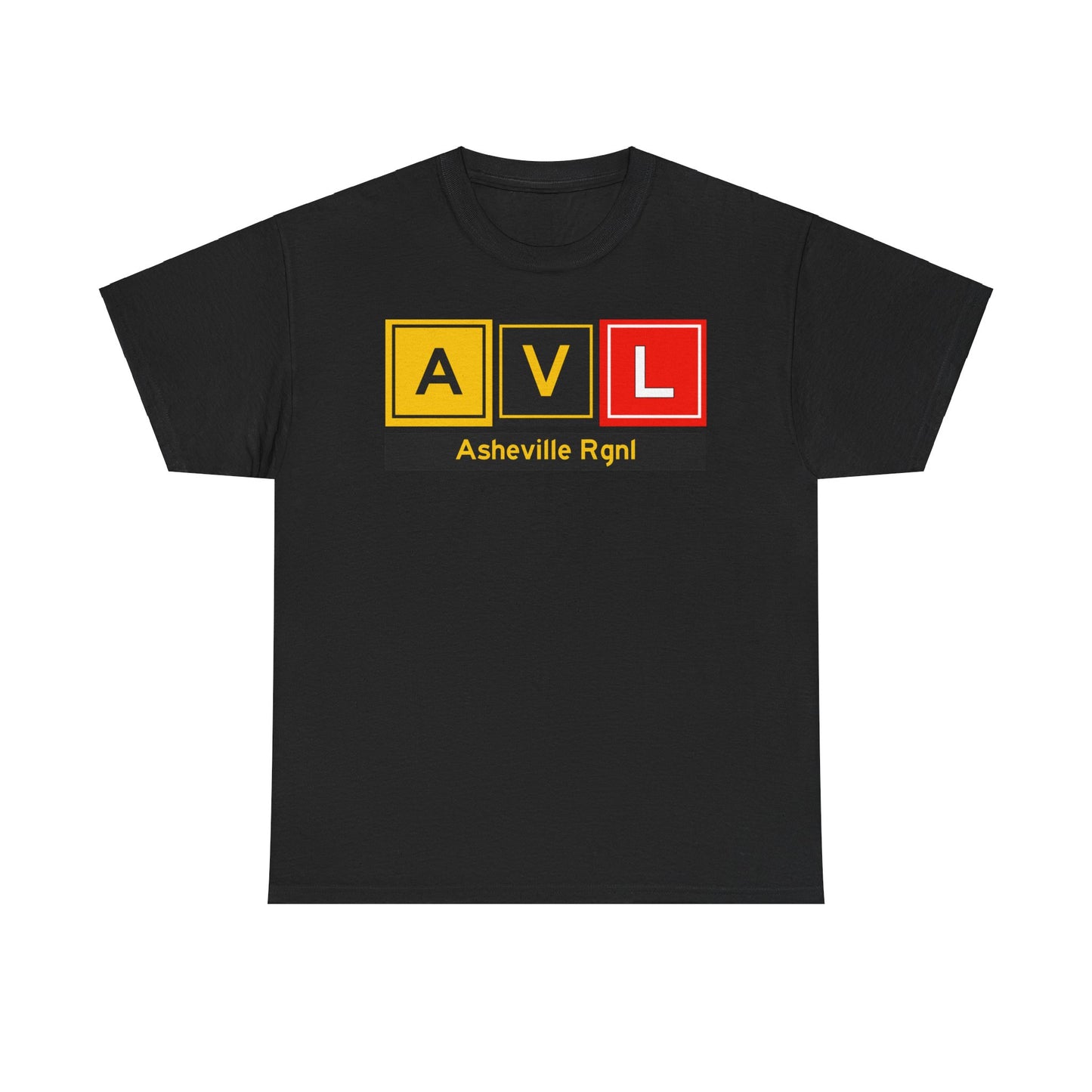 AVL Taxiway Tee w/ Airport Name | Asheville Regional Airport Tee