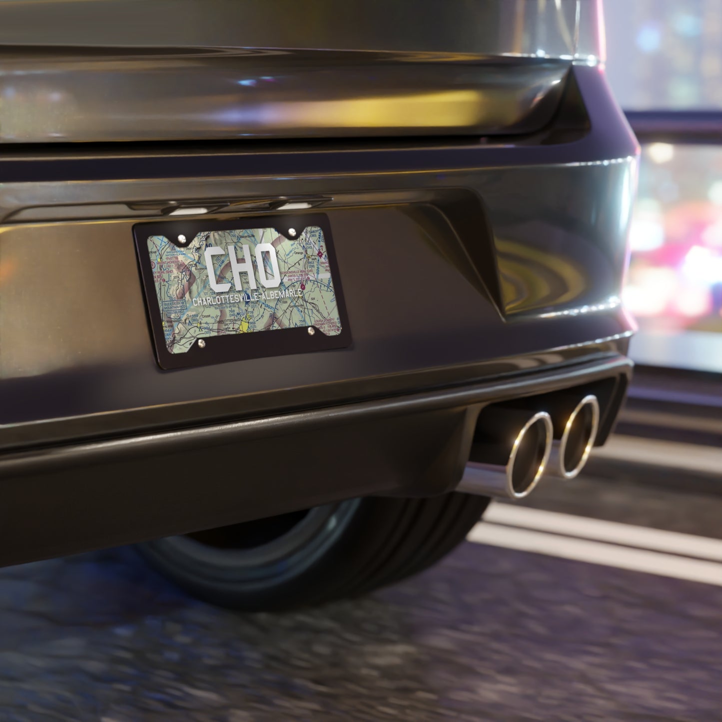 CHO Vanity Plate | Charlottesville-Albemarle Airport Vanity Plate