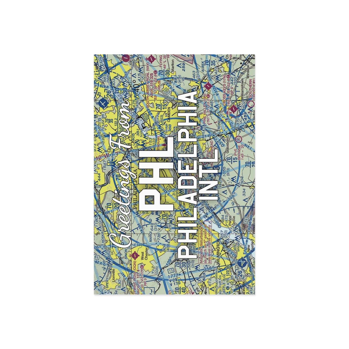 PHL Postcard | Philadelphia International Airport Card