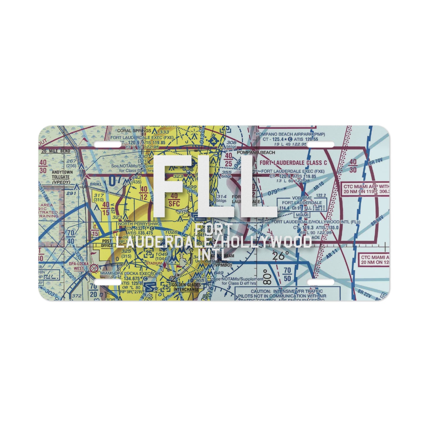 FLL Vanity Plate | Fort Lauderdale/Hollywood International Airport Vanity Plate