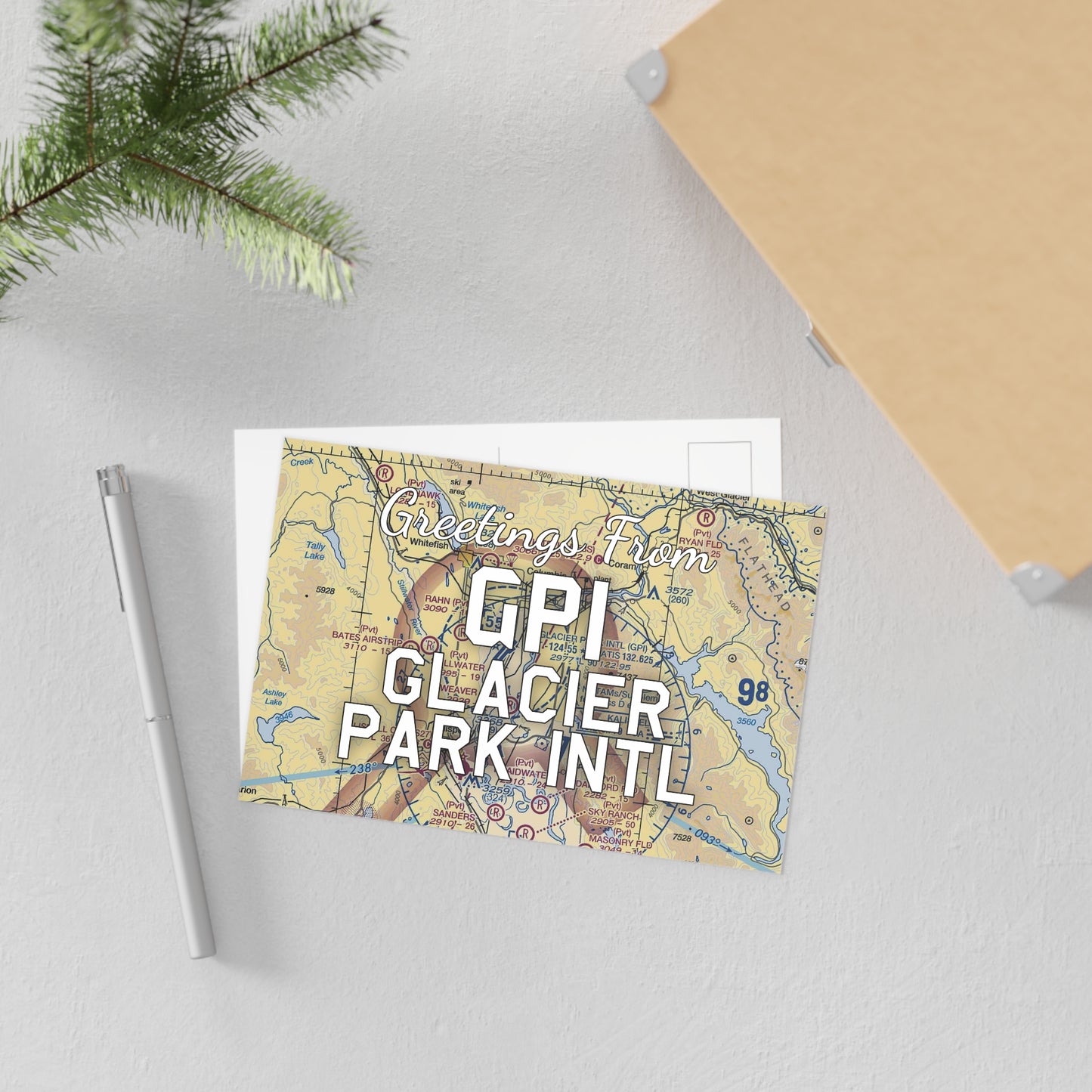 GPI Postcard | Glacier Park International Airport Card