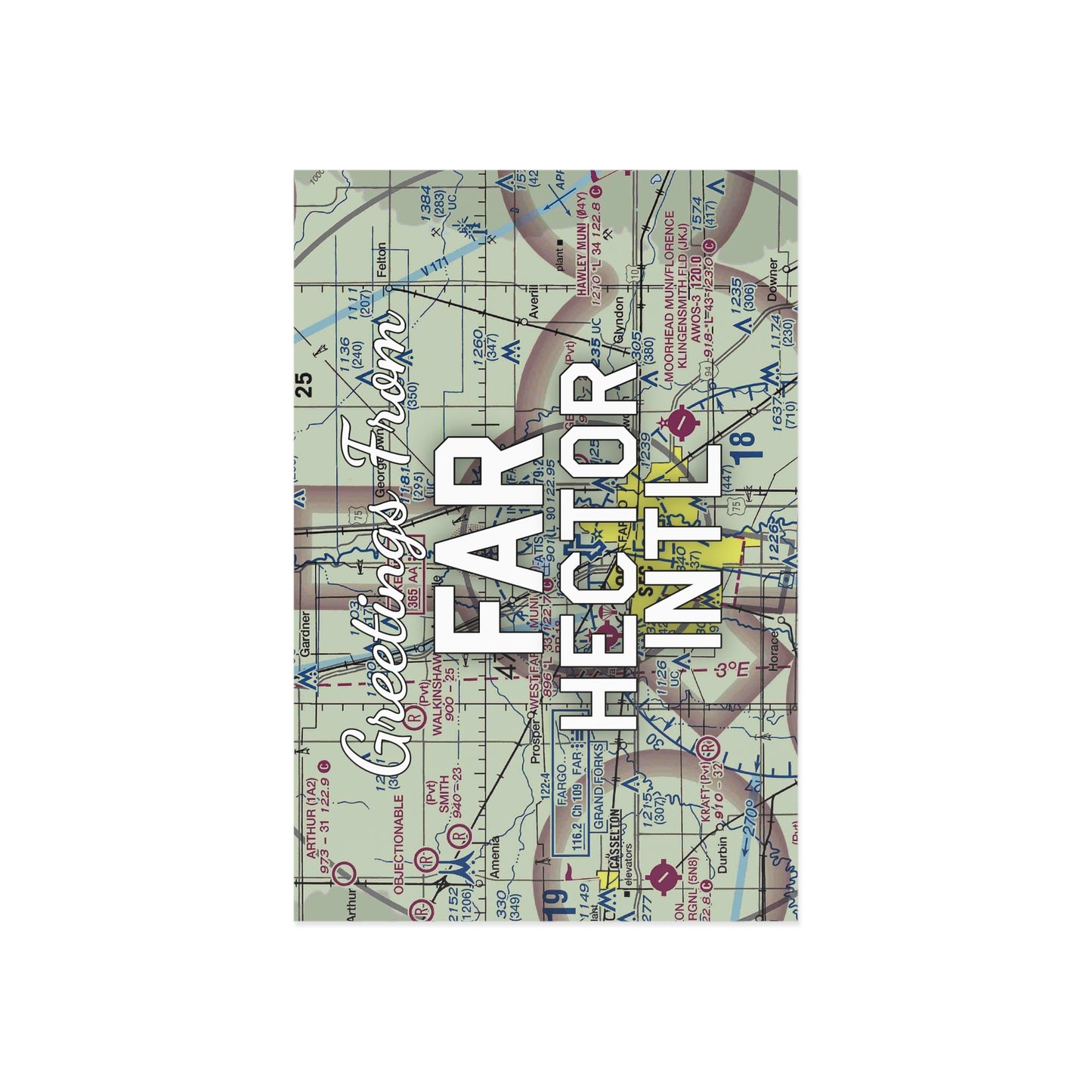 FAR Postcard | Hector International Airport Card