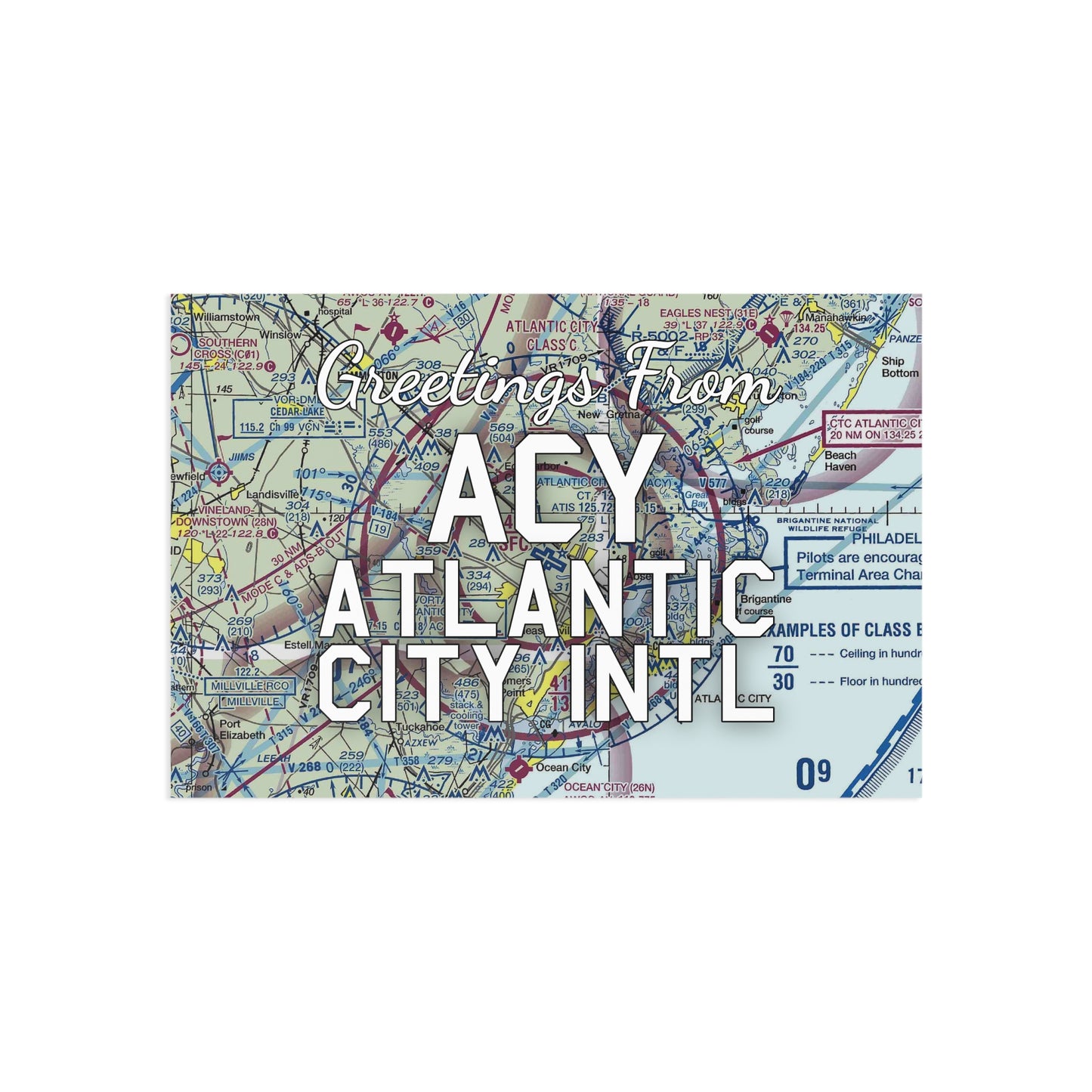 ACY Postcard | Atlantic City International Airport Card