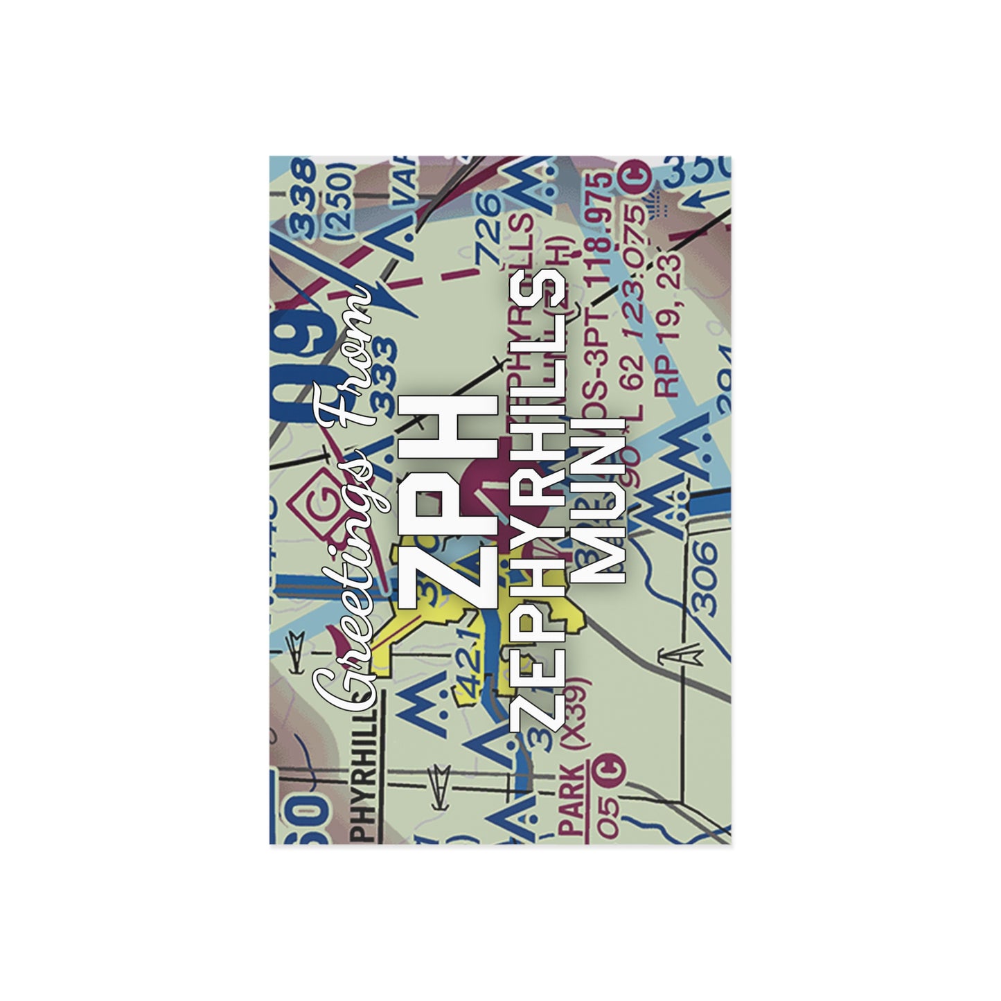 ZPH Postcard | Zephyrhills Municipal Airport Card