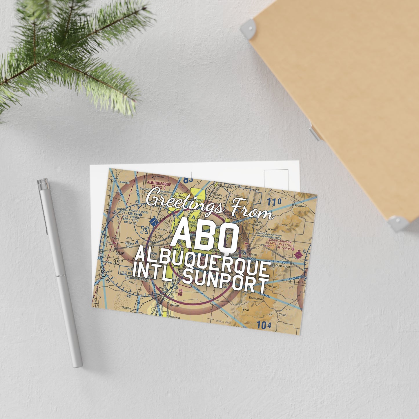ABQ Postcard | Albuquerque International Sunport Airport Card