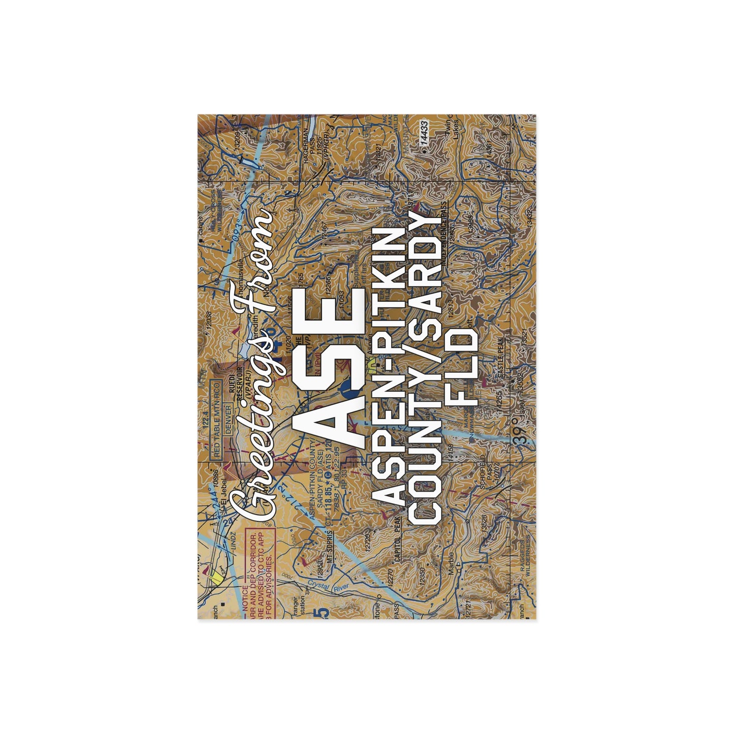 ASE Postcard | Aspen-Pitkin County/Sardy Field Airport Card