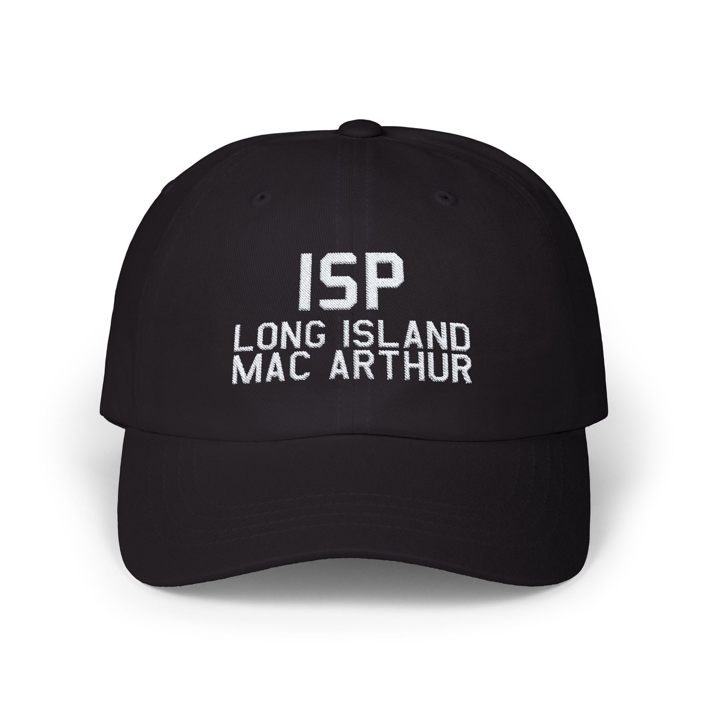 ISP Dad Cap | Long Island Mac Arthur Airport Hat