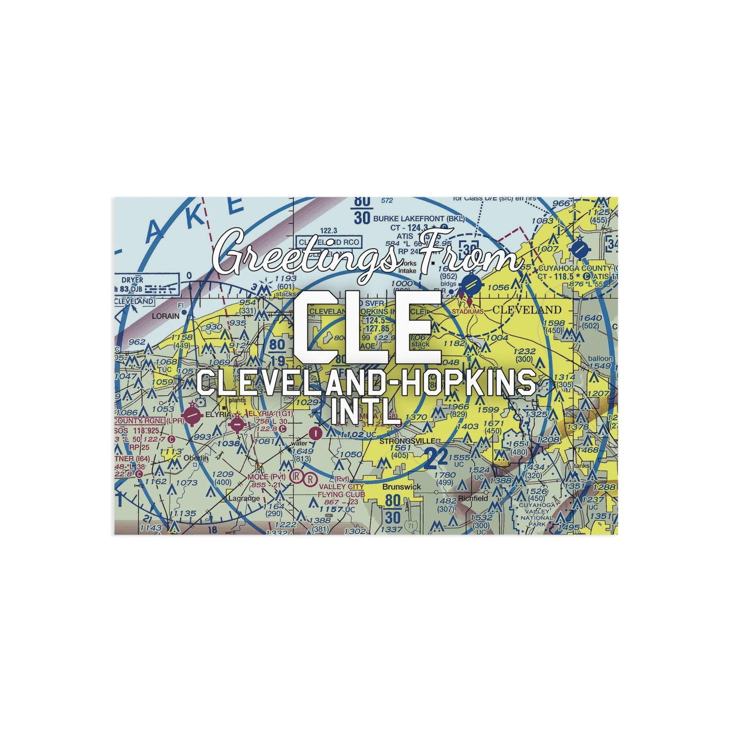 CLE Postcard | Cleveland-Hopkins International Airport Card