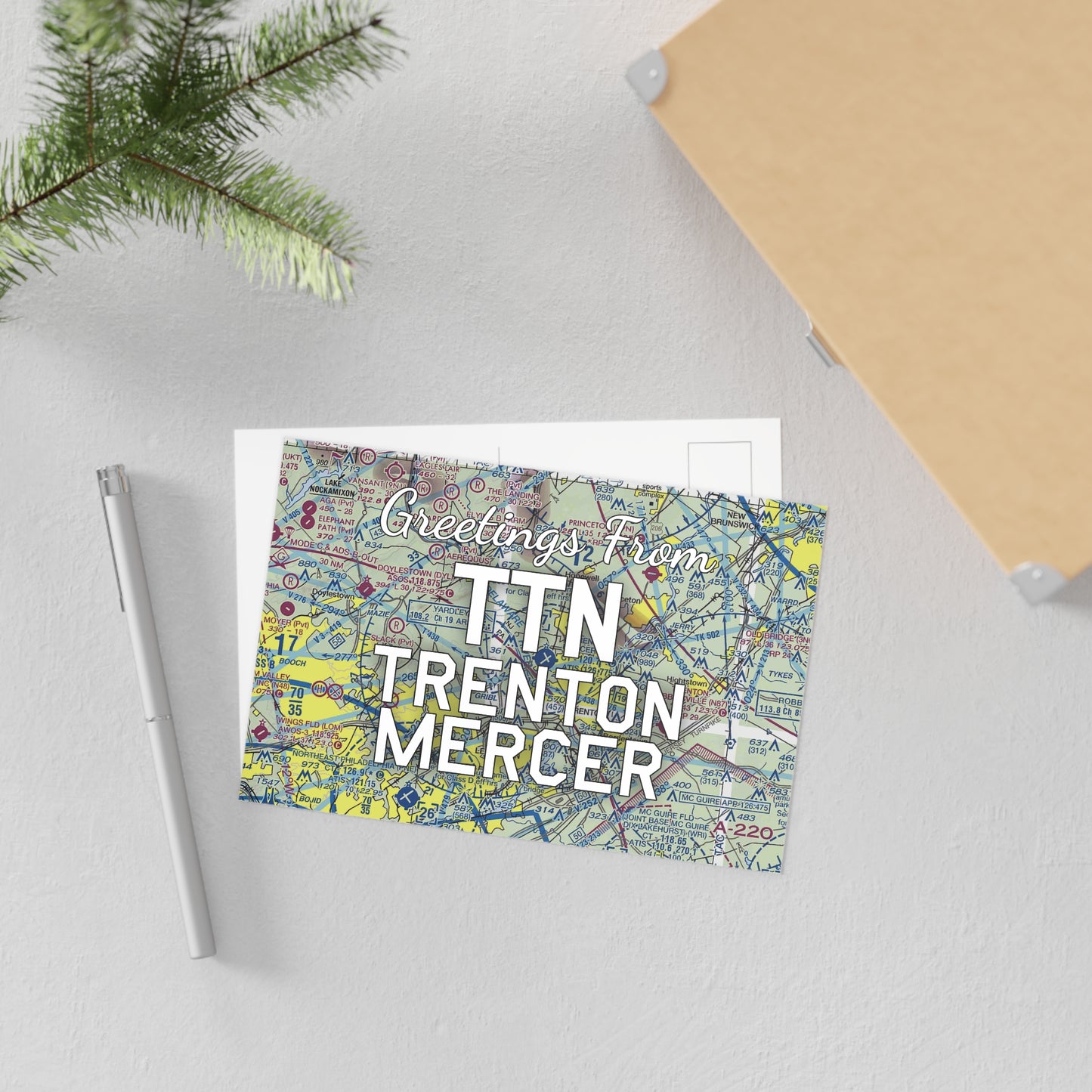 TTN Postcard | Trenton Mercer Airport Card