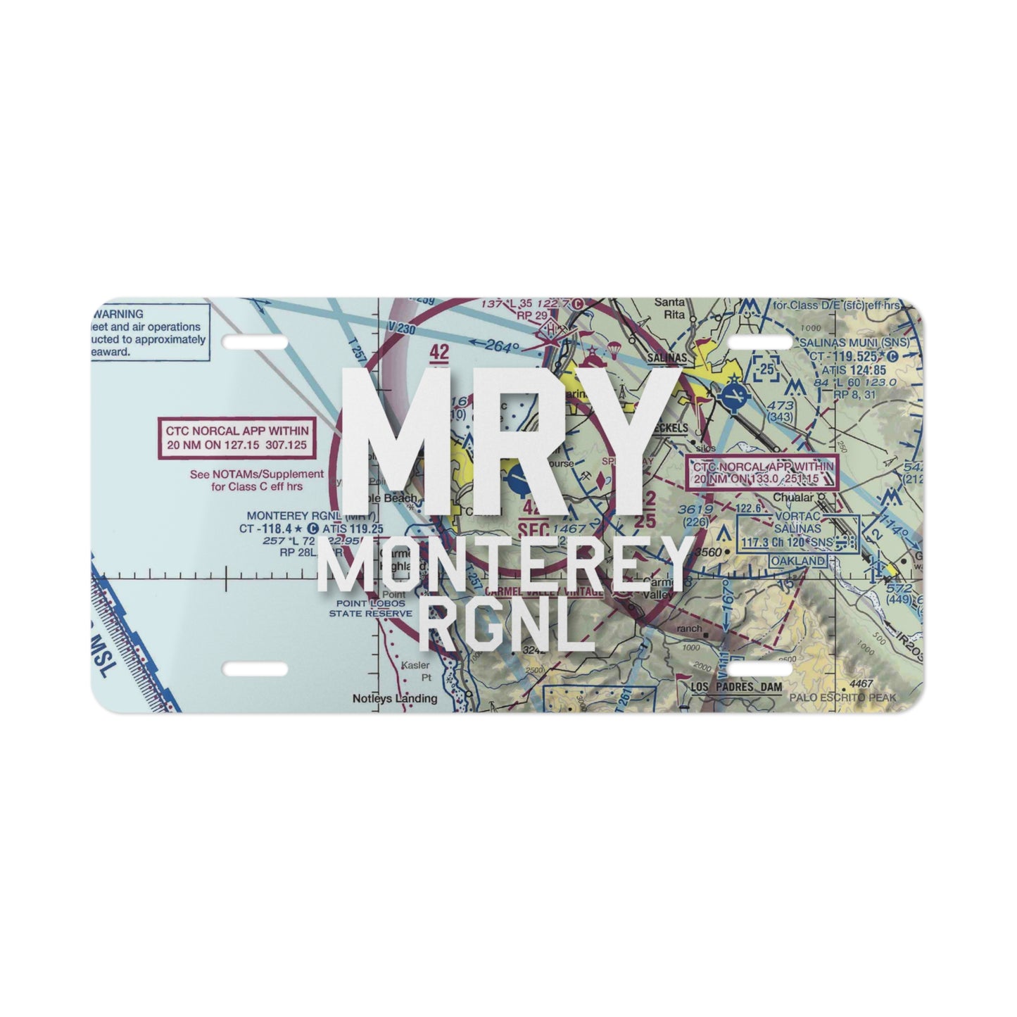 MRY Vanity Plate | Monterey Regional Airport Vanity Plate