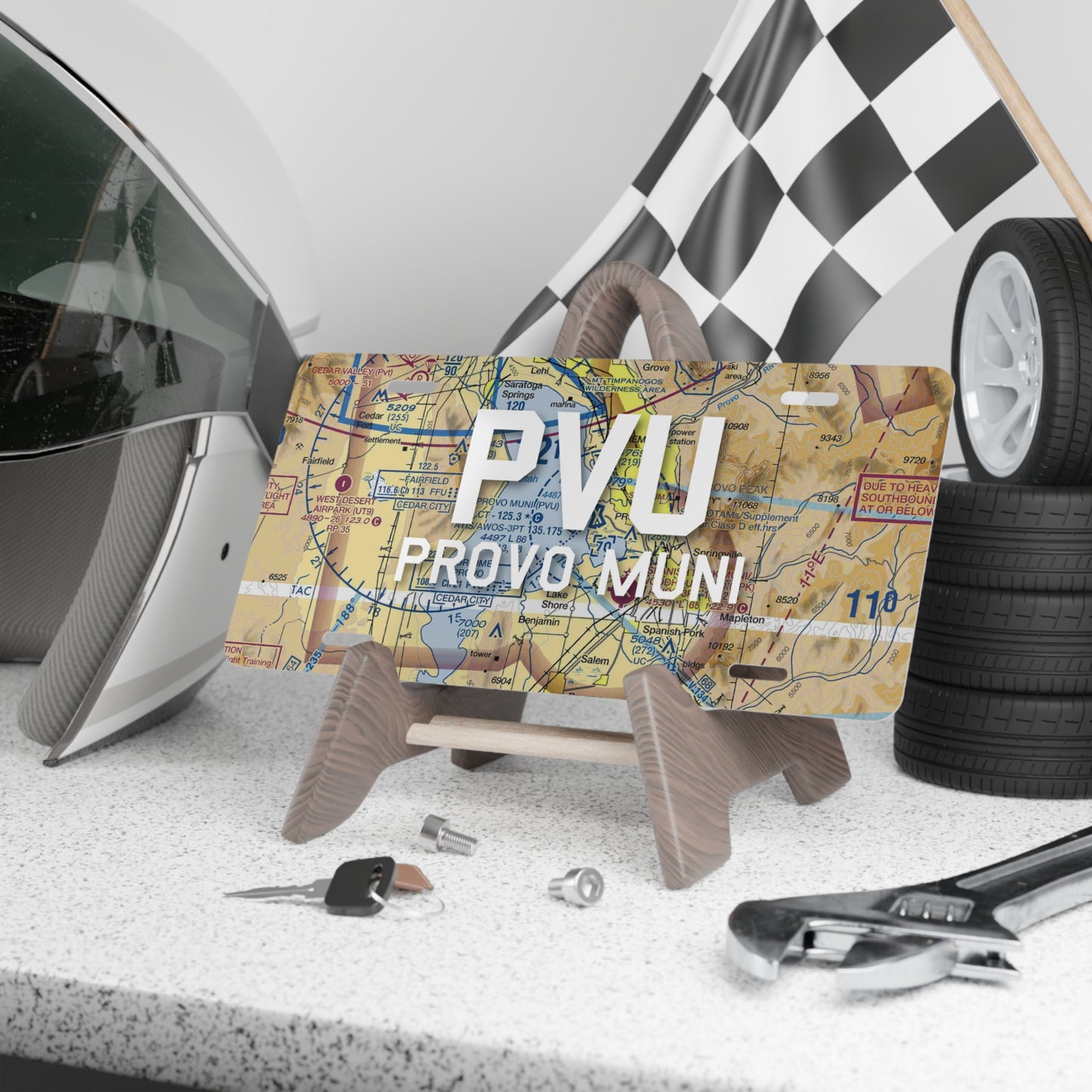 PVU Vanity Plate | Provo Municipal Airport Vanity Plate