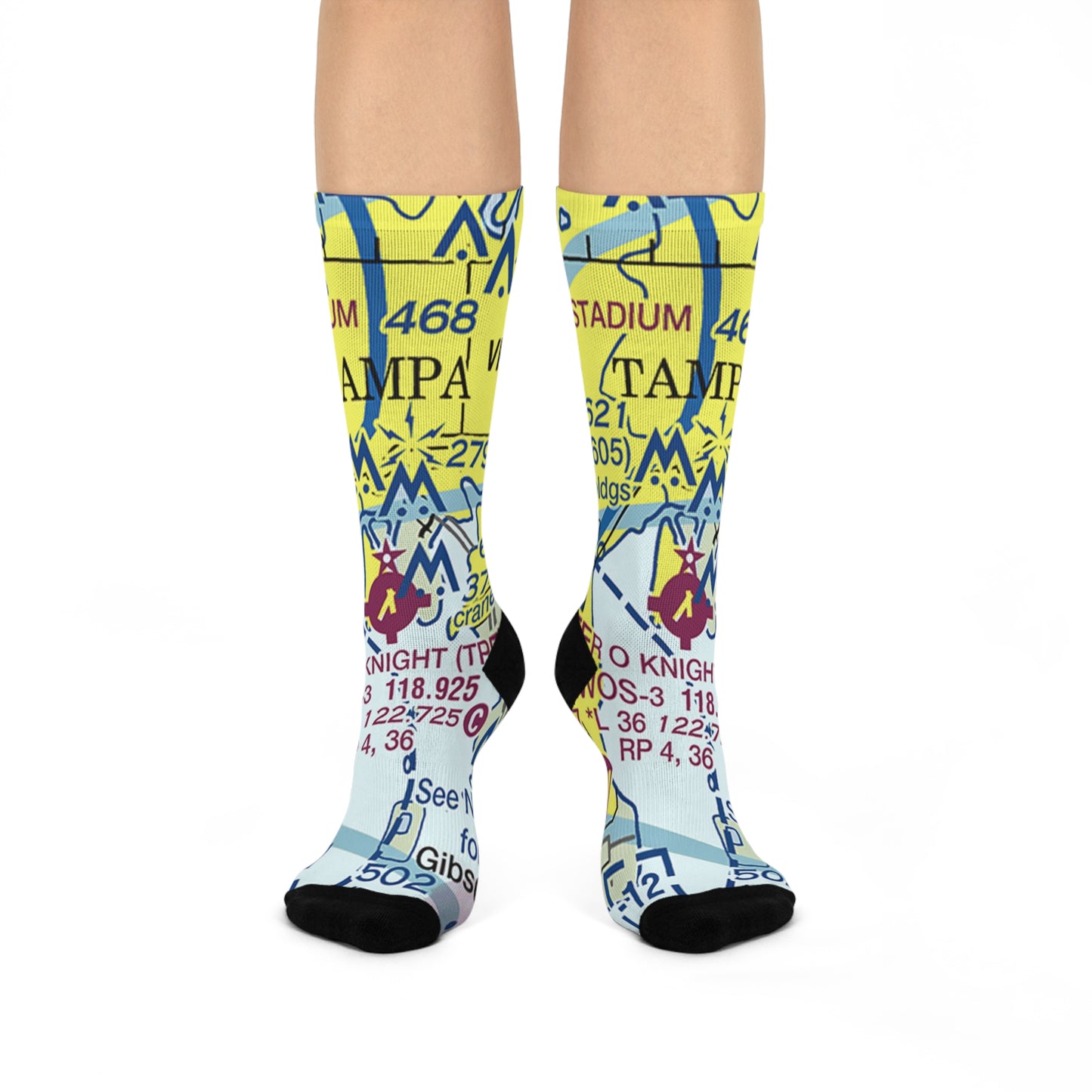 TPF Cushioned Crew Socks | Peter O Knight Socks