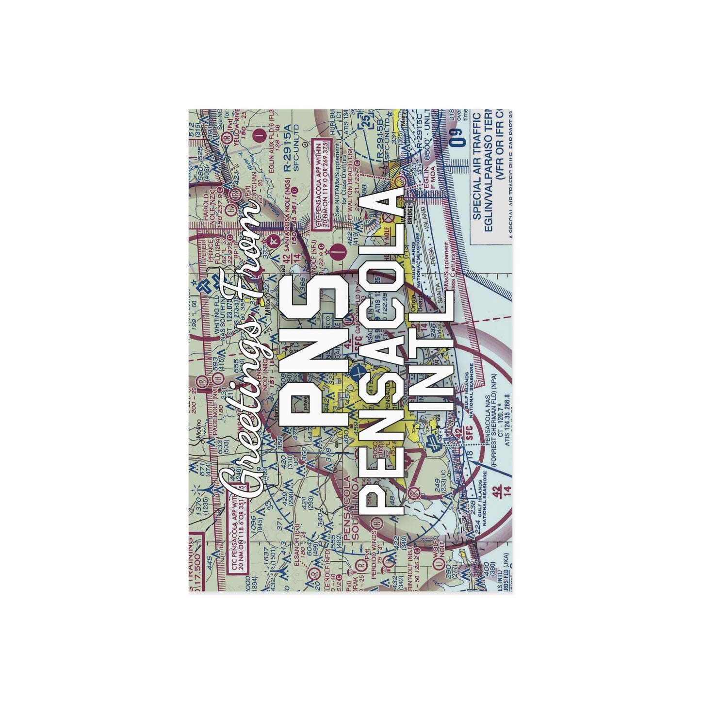 PNS Postcard | Pensacola International Airport Card