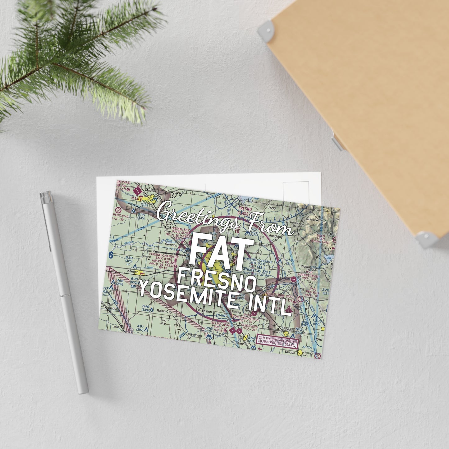 FAT Postcard | Fresno Yosemite International Airport Card