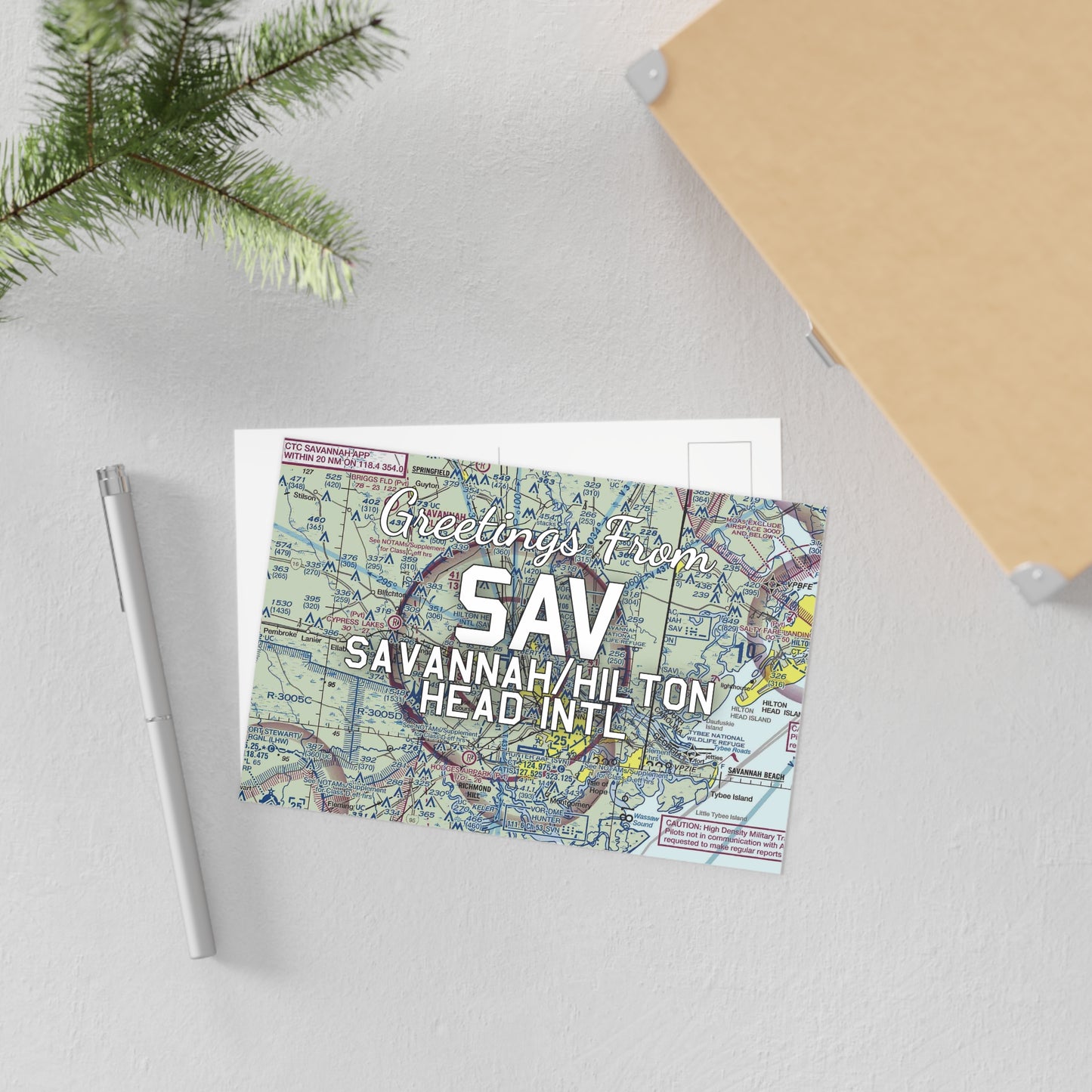 SAV Postcard | Savannah/Hilton Head International Airport Card