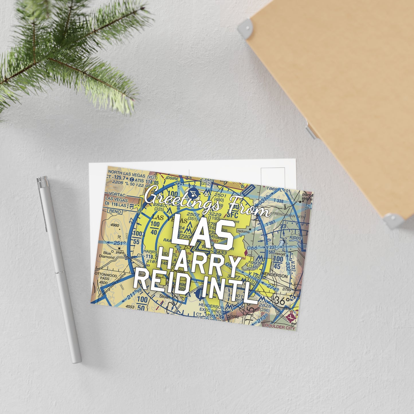 LAS Postcard | Harry Reid International Airport Card