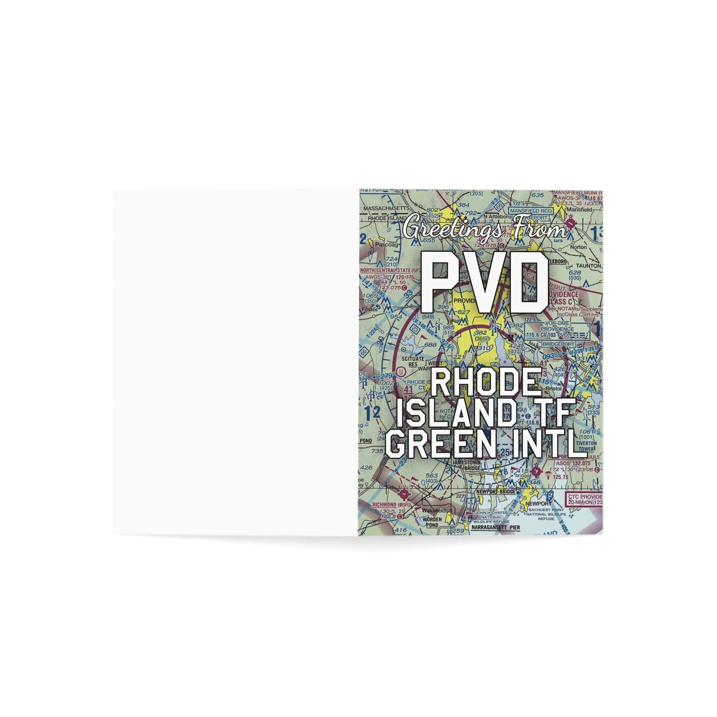 PVD Greeting Cards | Rhode Island TF Green International Airport Cards