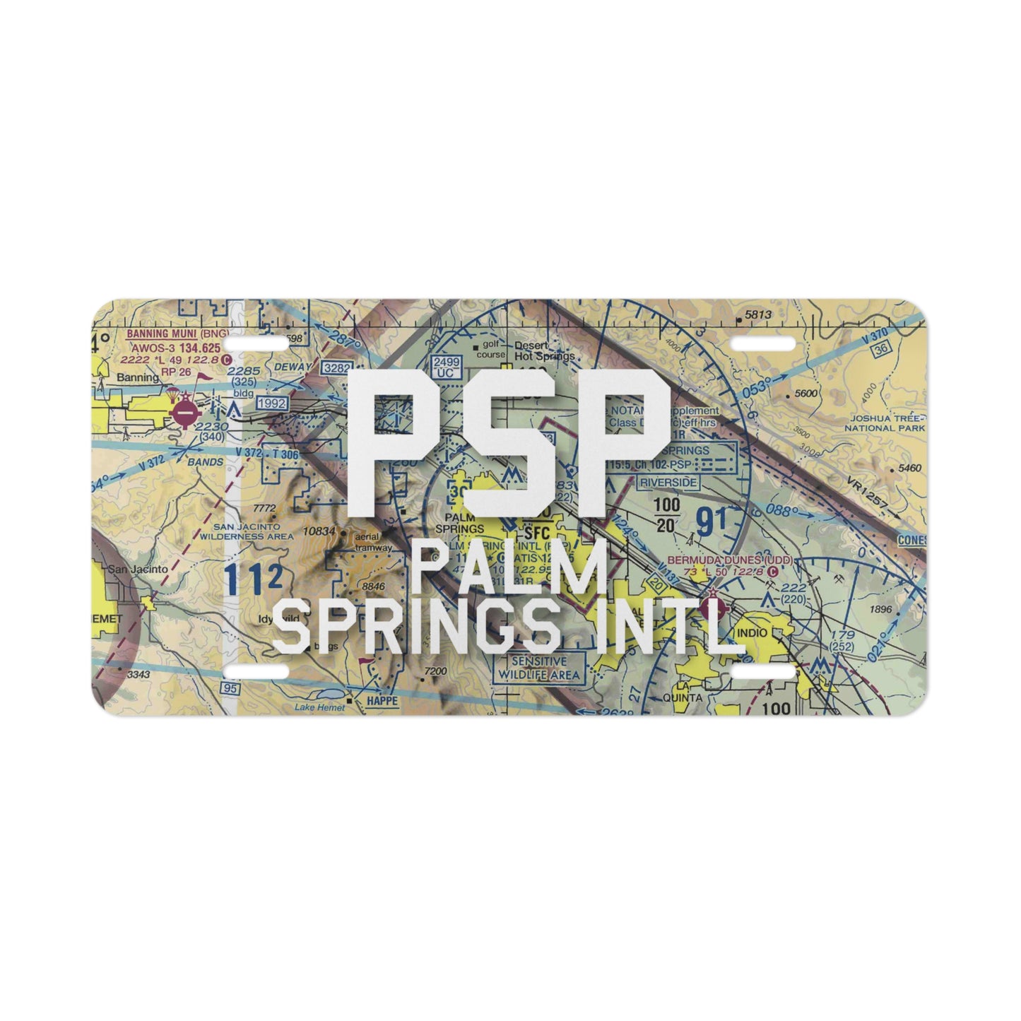 PSP Vanity Plate | Palm Springs International Airport Vanity Plate