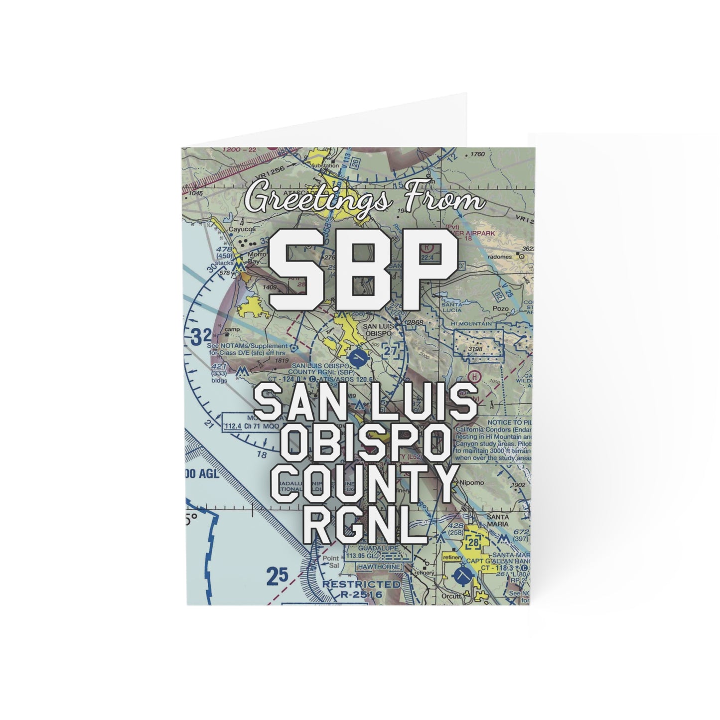 SBP Greeting Cards | San Luis Obispo County Regional Airport Cards