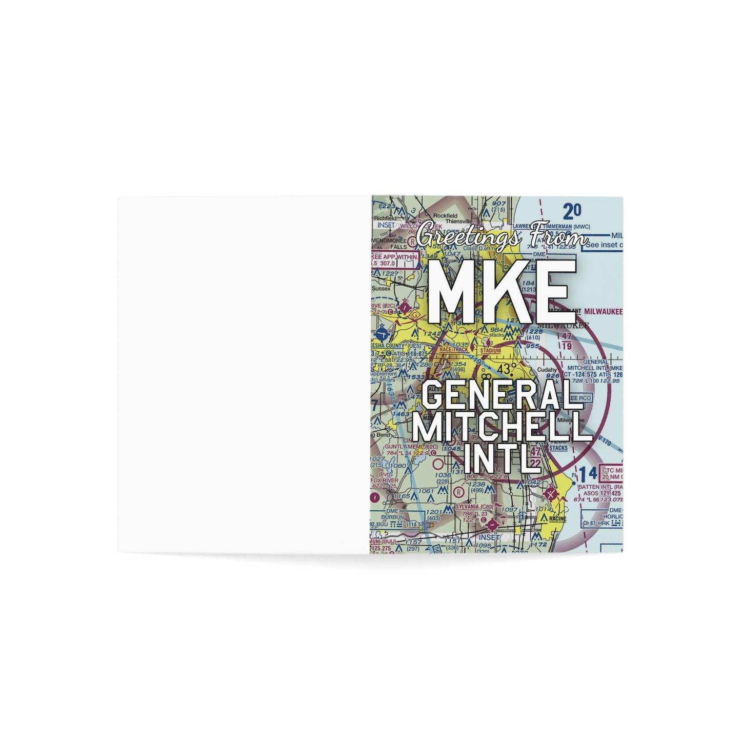 MKE Greeting Cards | General Mitchell International Airport Cards