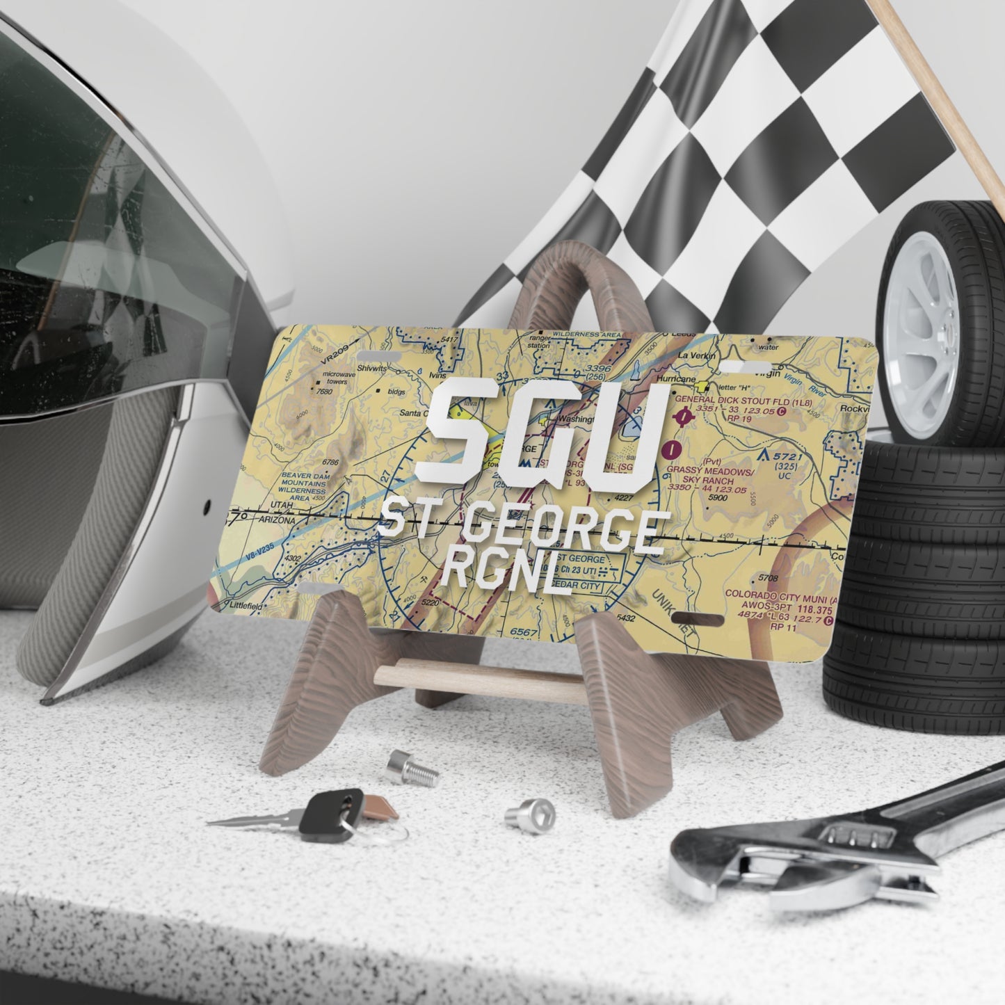 SGU Vanity Plate | St George Regional Airport Vanity Plate