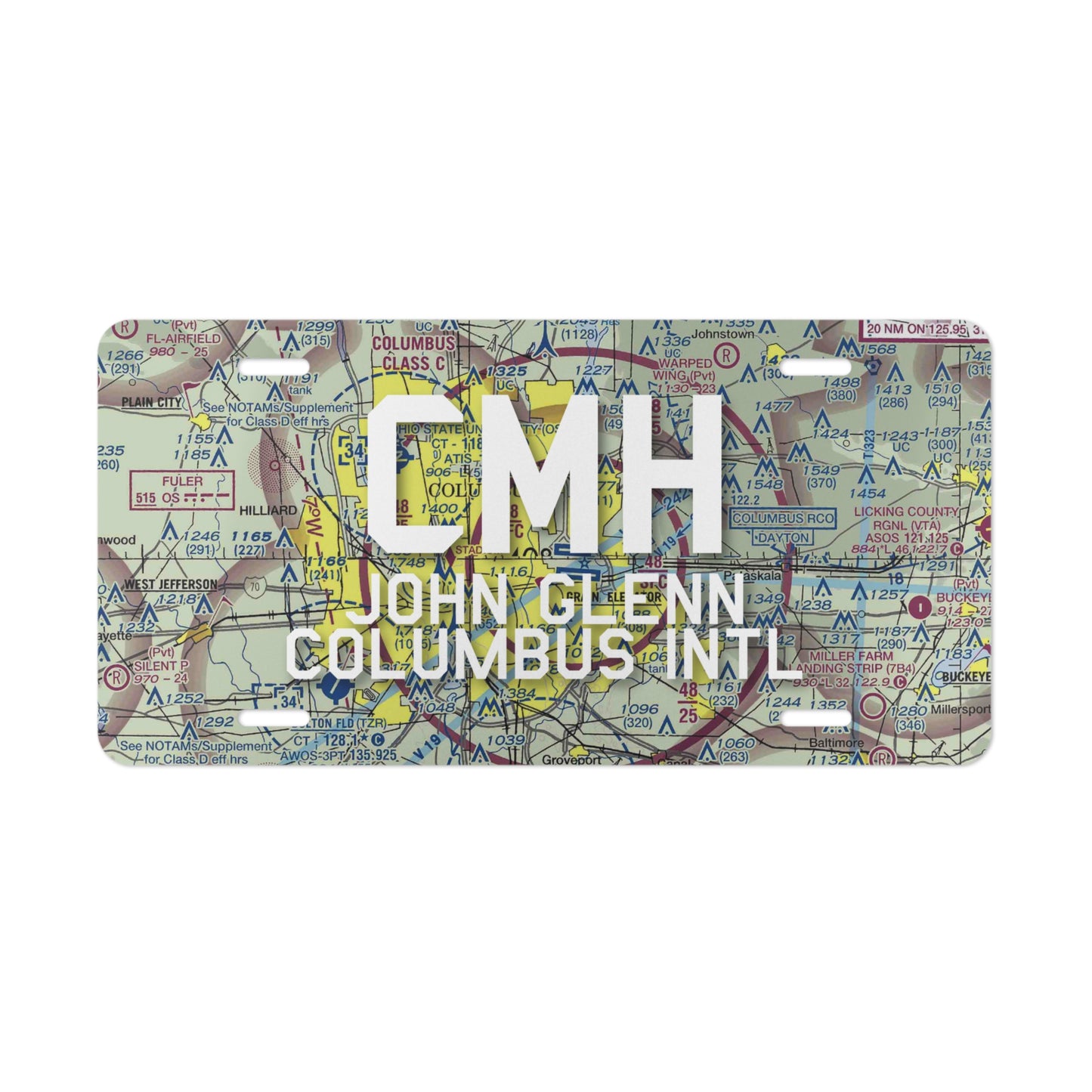 CMH Vanity Plate | John Glenn Columbus International Airport Vanity Plate