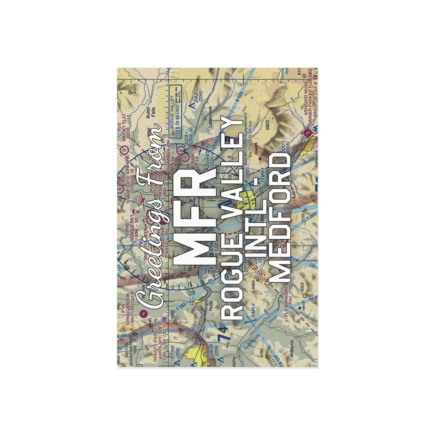 MFR Postcard | Rogue Valley International - Medford Airport Card