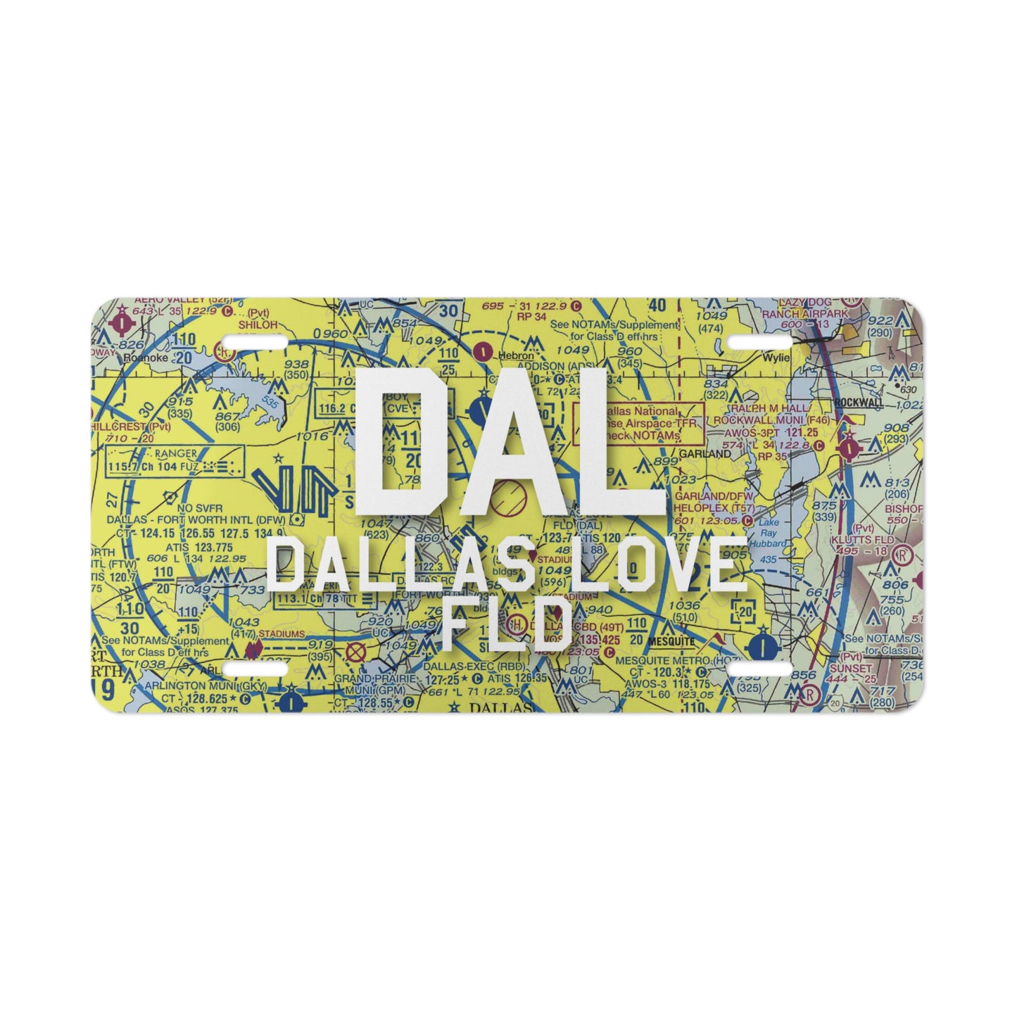 DAL Vanity Plate | Dallas Love Field Airport Vanity Plate