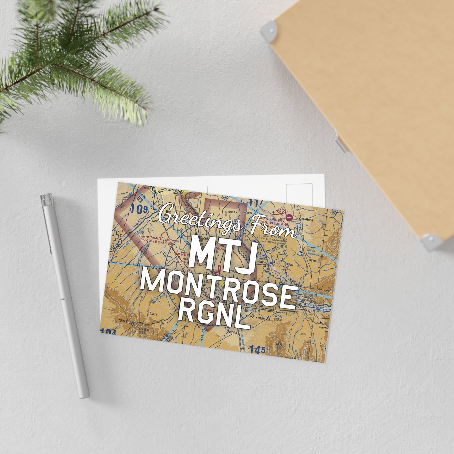 MTJ Postcard | Montrose Regional Airport Card