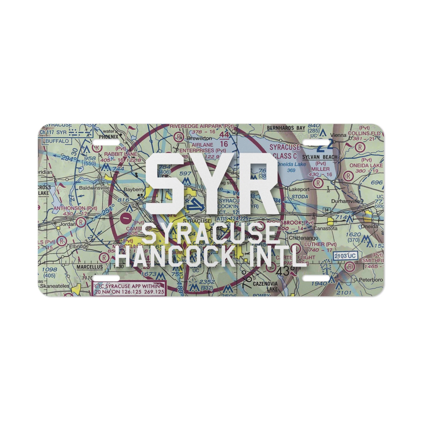SYR Vanity Plate | Syracuse Hancock International Airport Vanity Plate