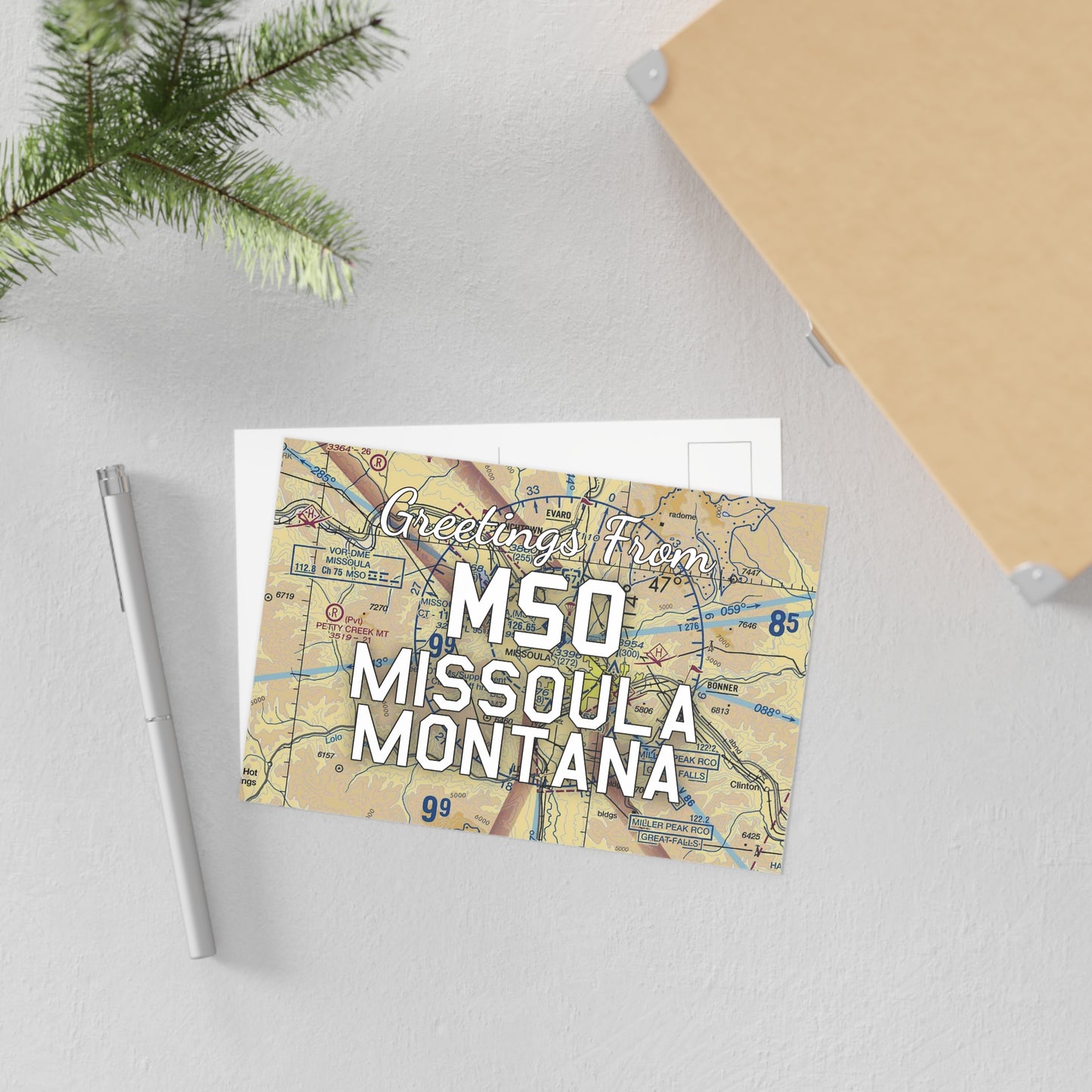 MSO Postcard | Missoula Montana Airport Card
