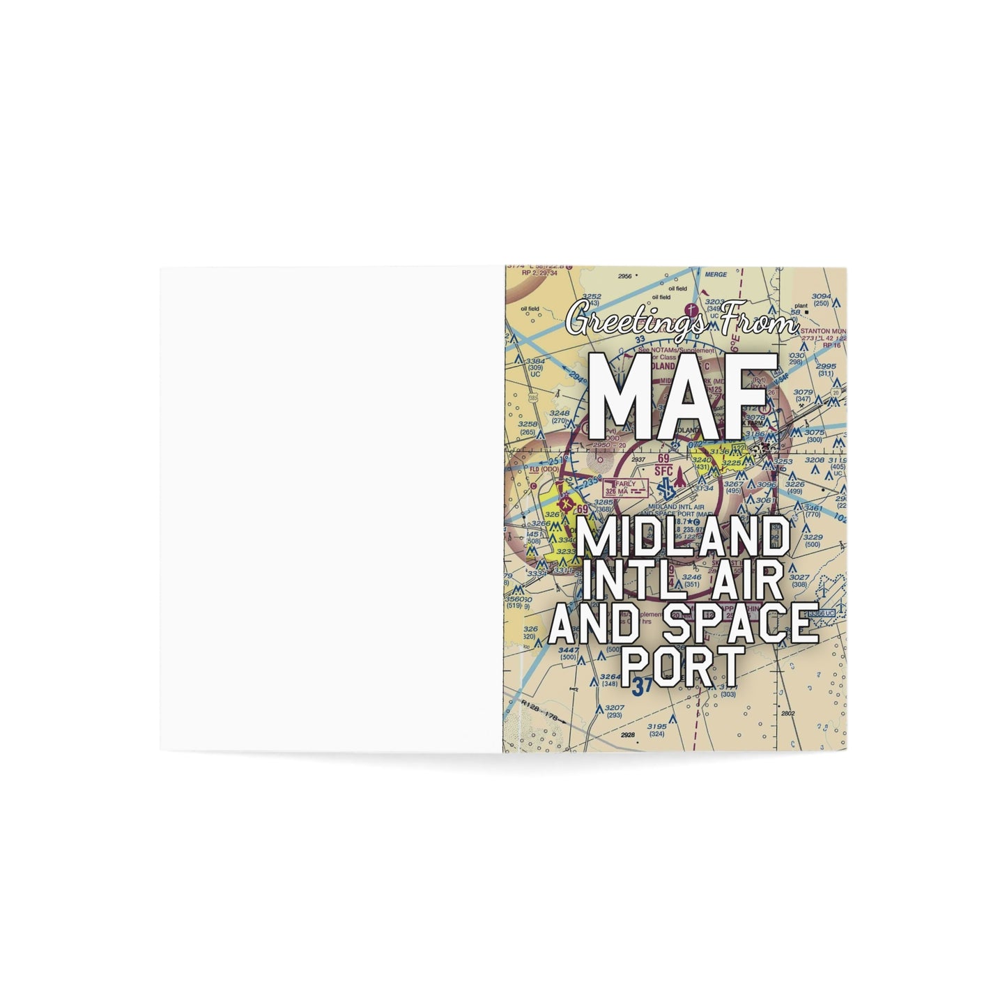 MAF Greeting Cards | Midland International Air and Space Port Airport Cards