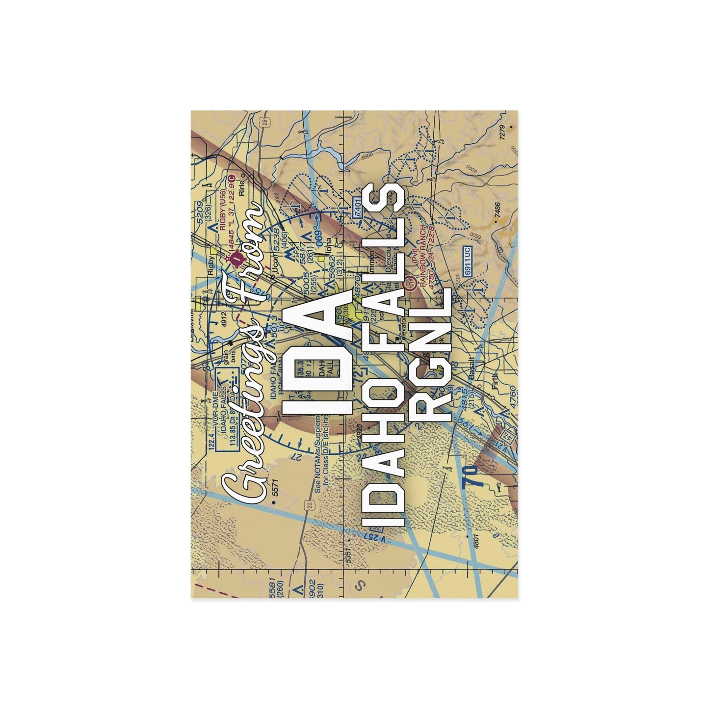 IDA Postcard | Idaho Falls Regional Airport Card