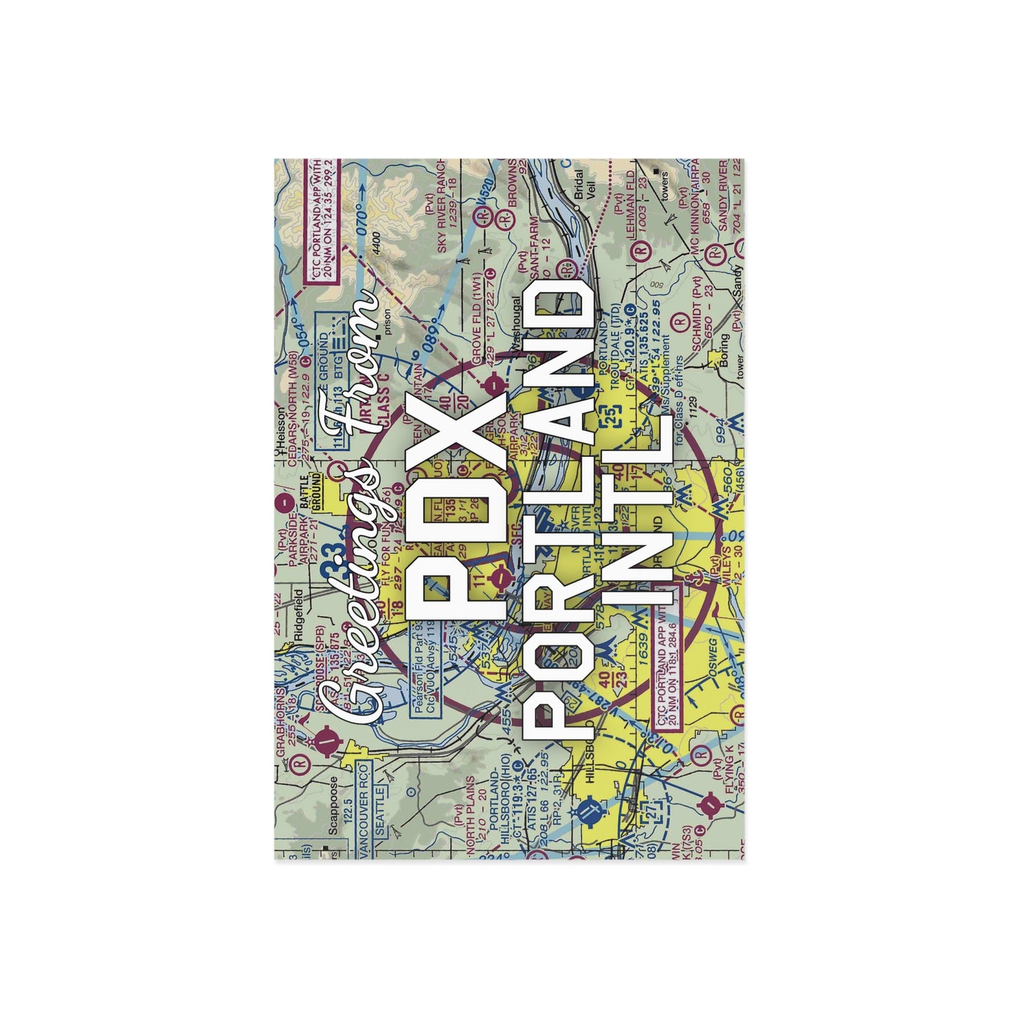 PDX Postcard | Portland International Airport Card
