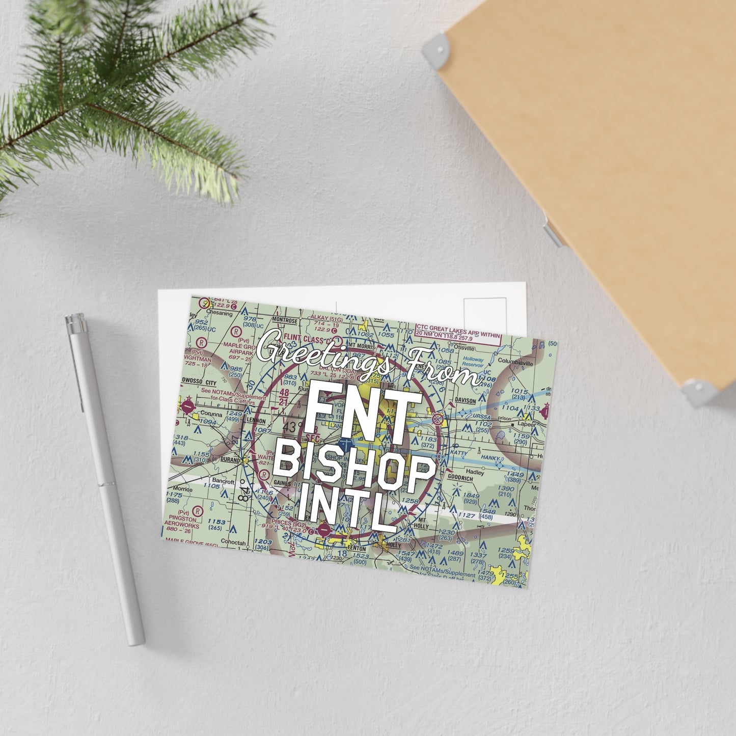 FNT Postcard | Bishop International Airport Card