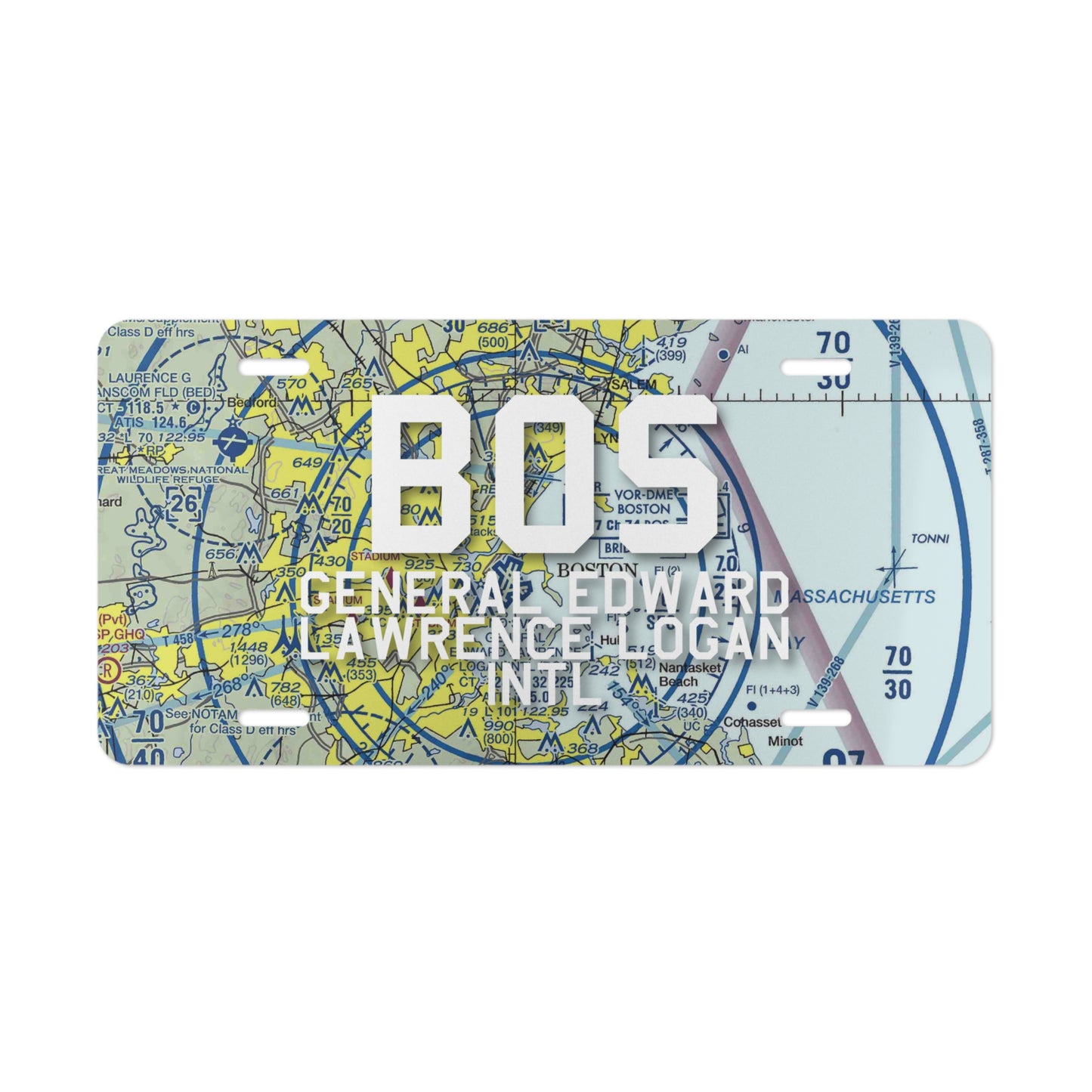 BOS Vanity Plate | General Edward Lawrence Logan International Airport Vanity Plate