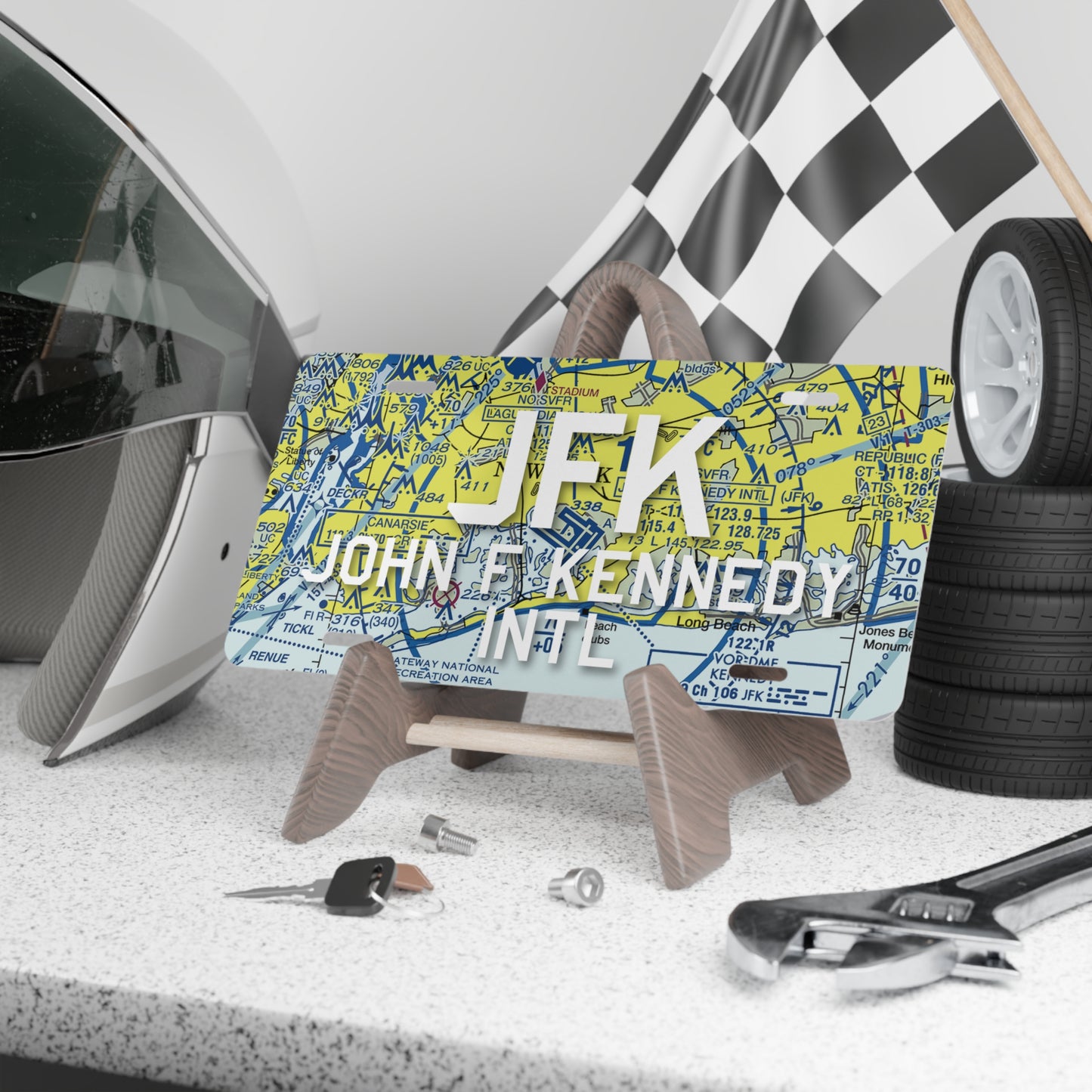 JFK Vanity Plate | John F Kennedy International Vanity Plate