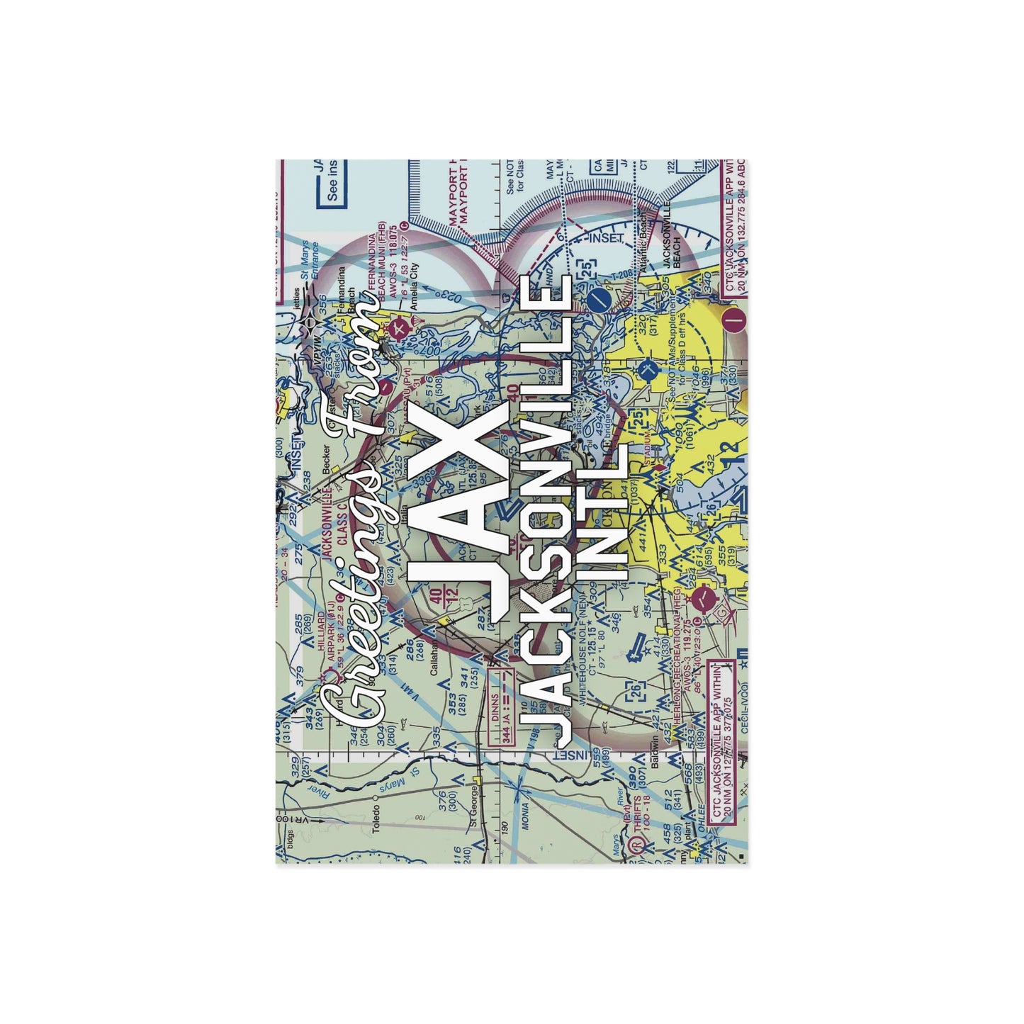 JAX Postcard | Jacksonville International Airport Card